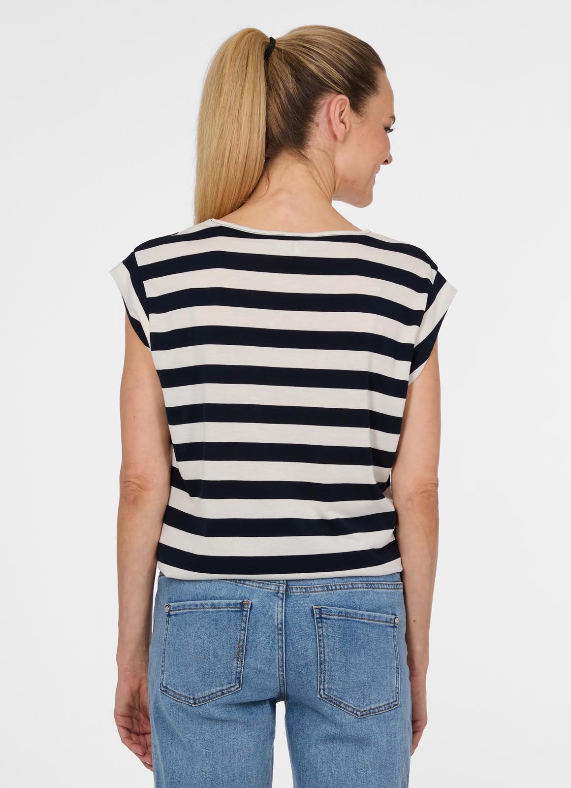 Ragwear T-Shirt »TULSA STRIPES« in Jersey-Qualität, normale Passform, mit geradem Abschluss