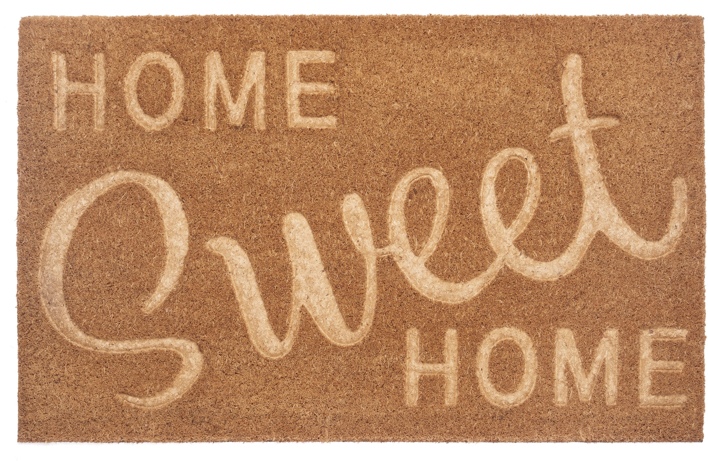 »Home Home«, Sweet Fussmatte rechteckig, Kokosmatte, Home maintenant Outdoor, Kokos, Innen, Schmutzfangmatte, Rutschfest, HANSE Flur