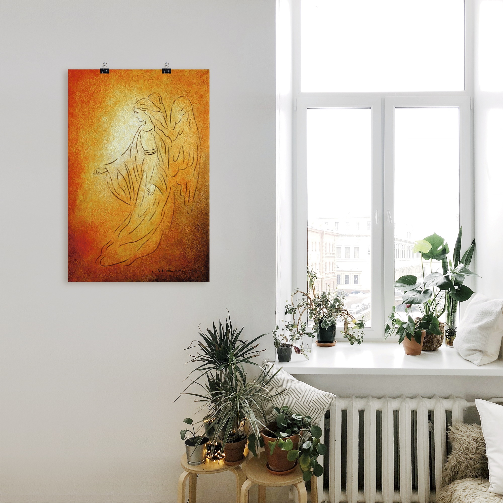 Artland Wandbild »Engel der Heilung - Engelkunst« Religion 1 Stk. tlg. als Leinwandbild, Poster in verschied. Grössen