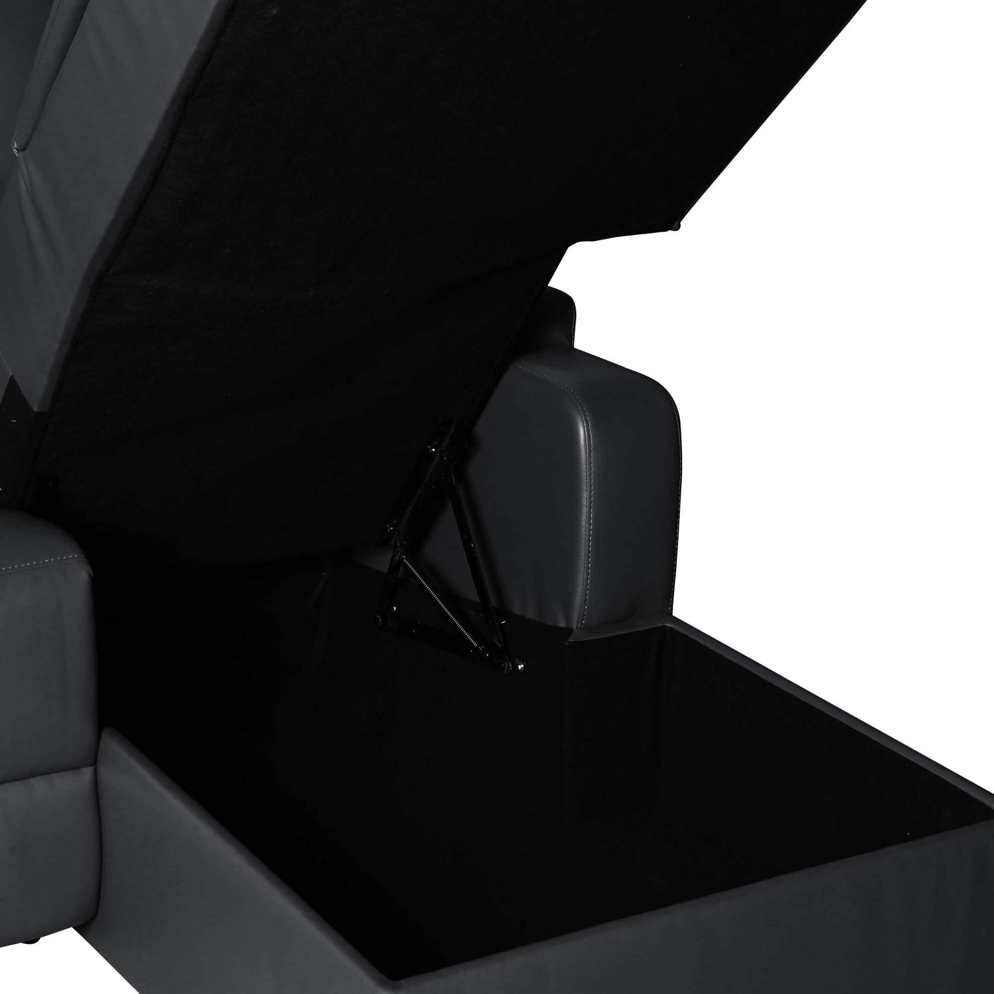 GOODproduct Ecksofa »NAPORI Kunstleder, Multimediasofa, L-Form« man. oder elektr. Relaxfuntion, USB-A bei elektr. Variante, Staukasten