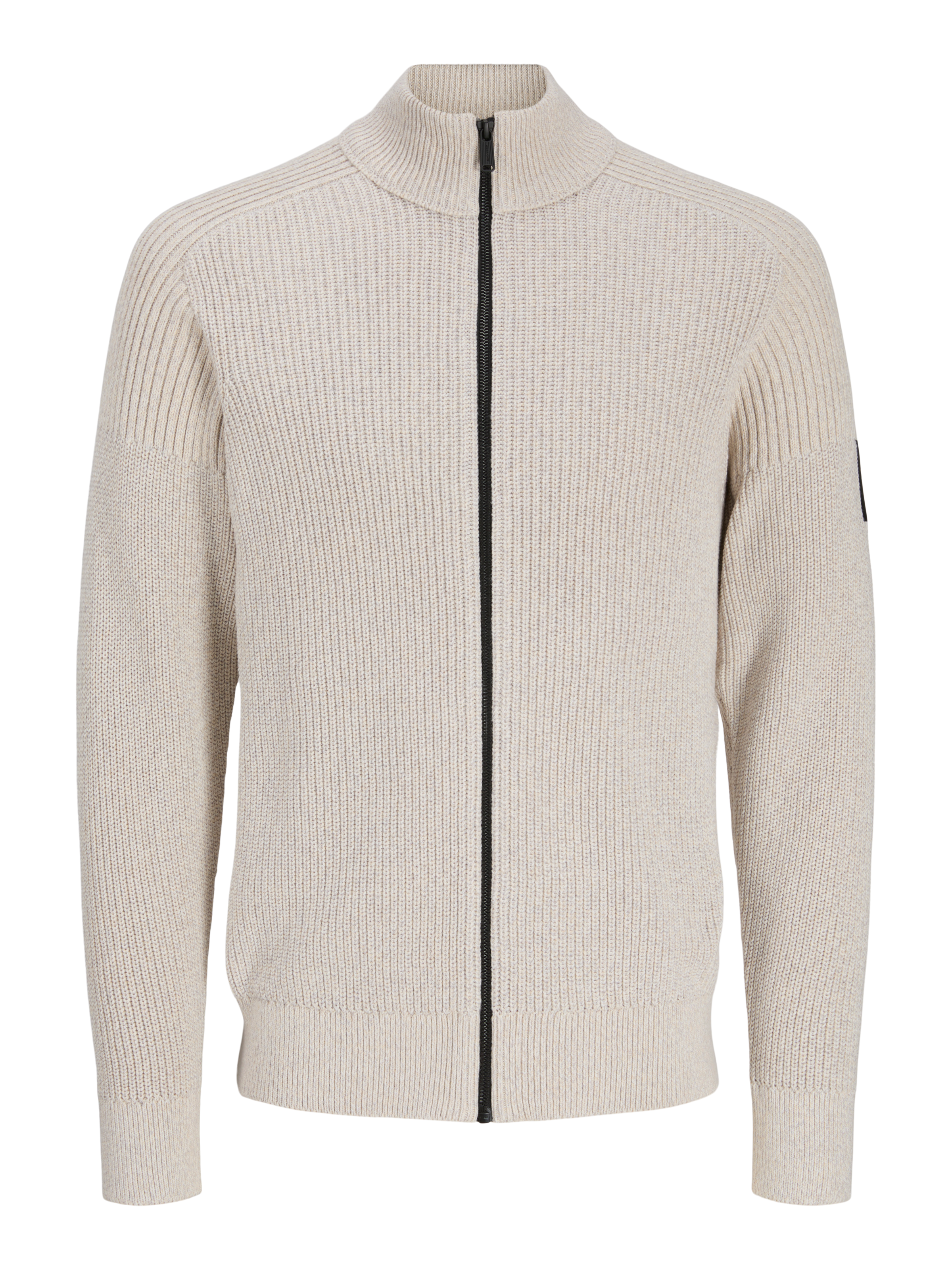Jack & Jones Veste en tricot »JJCLEVELAND KNIT ZIP CARDIGAN« Coton, coupe régulière