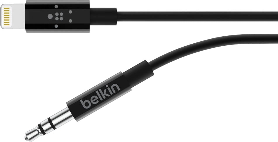 Belkin Câble audio »MixIT Lightning auf 3,5mm AUX Kabel, 0.9 m« Prise jack 3,5 mm 90 cm Plug & Play
