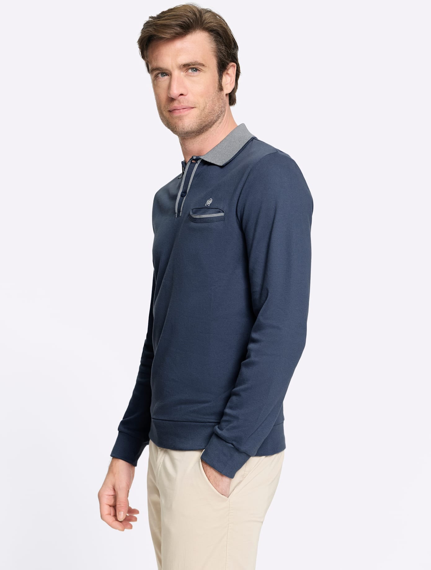 Marco Donati Polo »Langarm-Shirt« 1