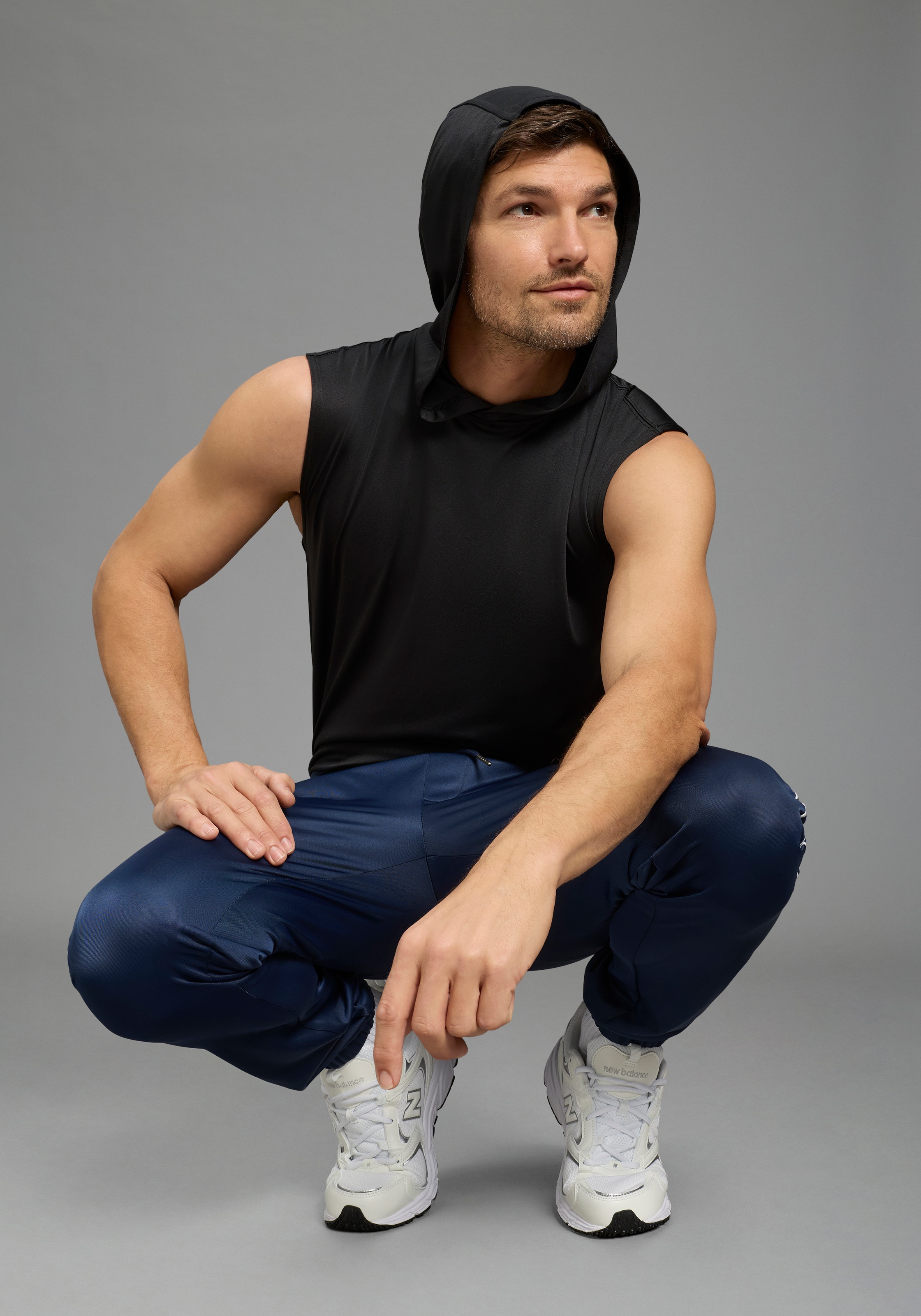 Ocean Sportswear Funktionsshirt »atmungsaktiv, quick-dry« schmale Passform, ärmellos, mit Kapuze, unifarben