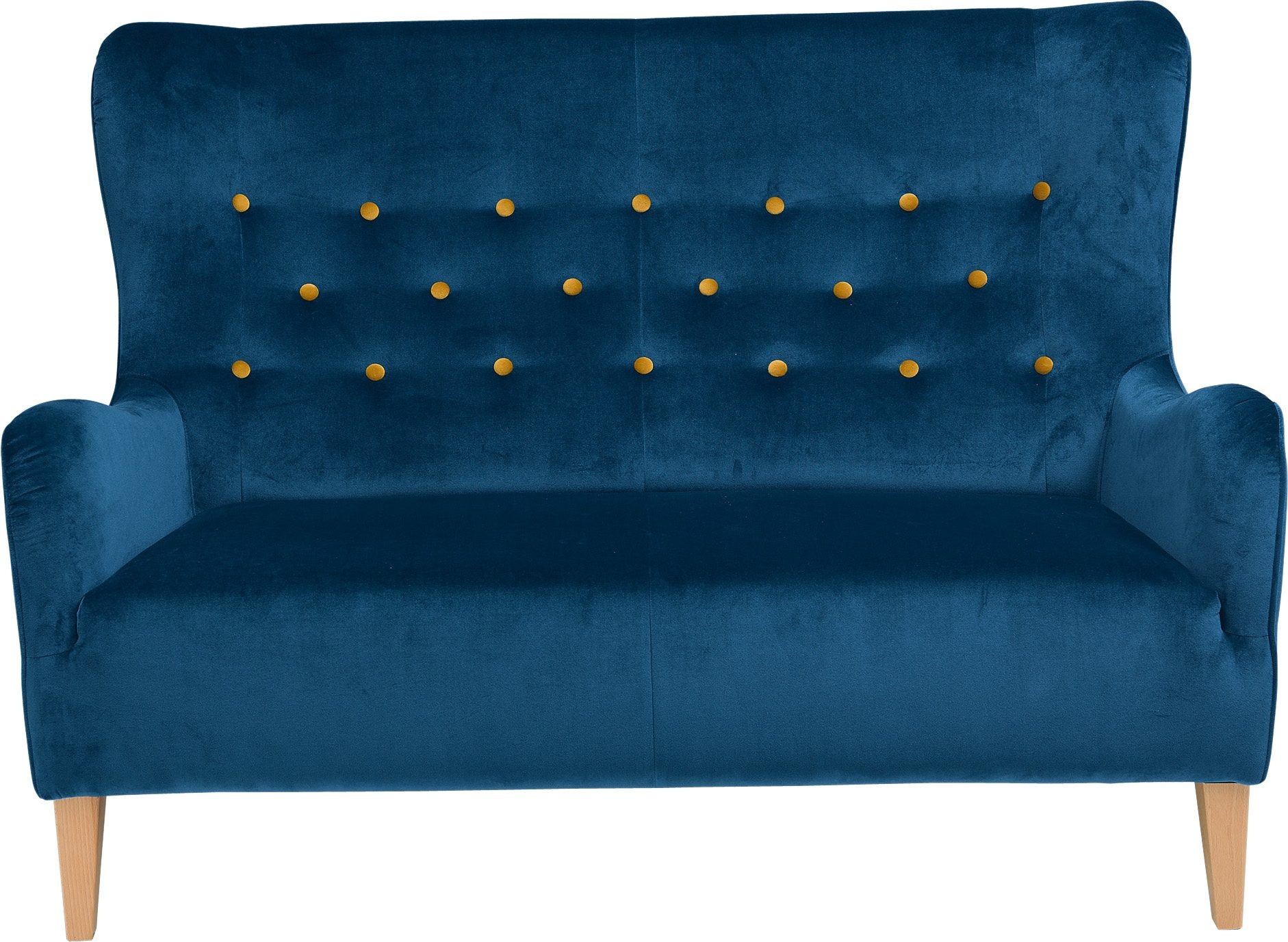 Image of Max Winzer® 2-Sitzer »Melina«, im Retrolook, mit farbigen Zierknöpfen, Breite 149 cm bei Ackermann Versand Schweiz