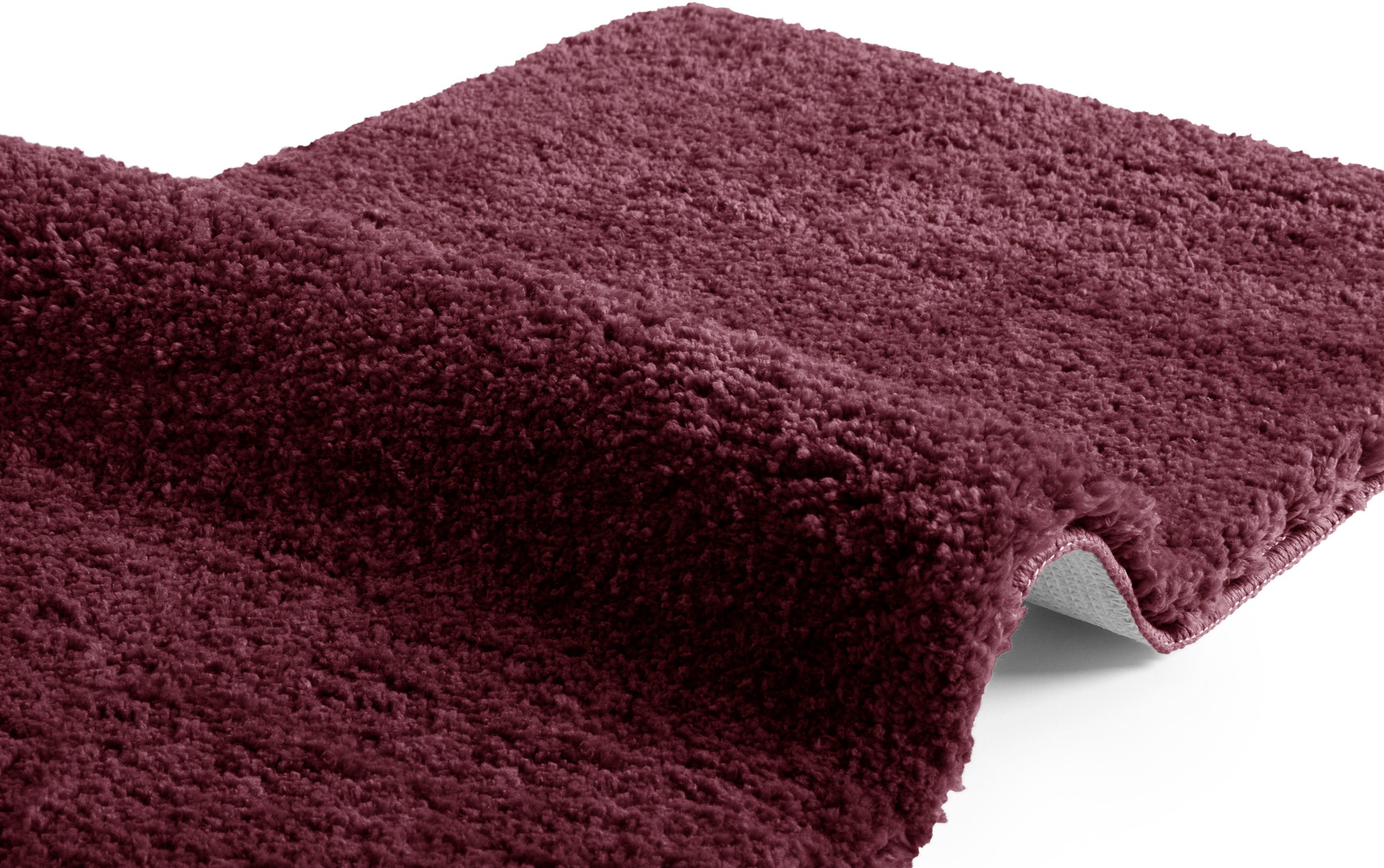 my home Badematte »Sanremo, Badvorleger, Badezimmer Teppich, sehr weich«, rutschhemmend beschichtet, fussbodenheizungsgeeignet-schnell trocknend, Badteppich, unifarben, rechteckig, rund & als 3-tlg. Set erhältlich