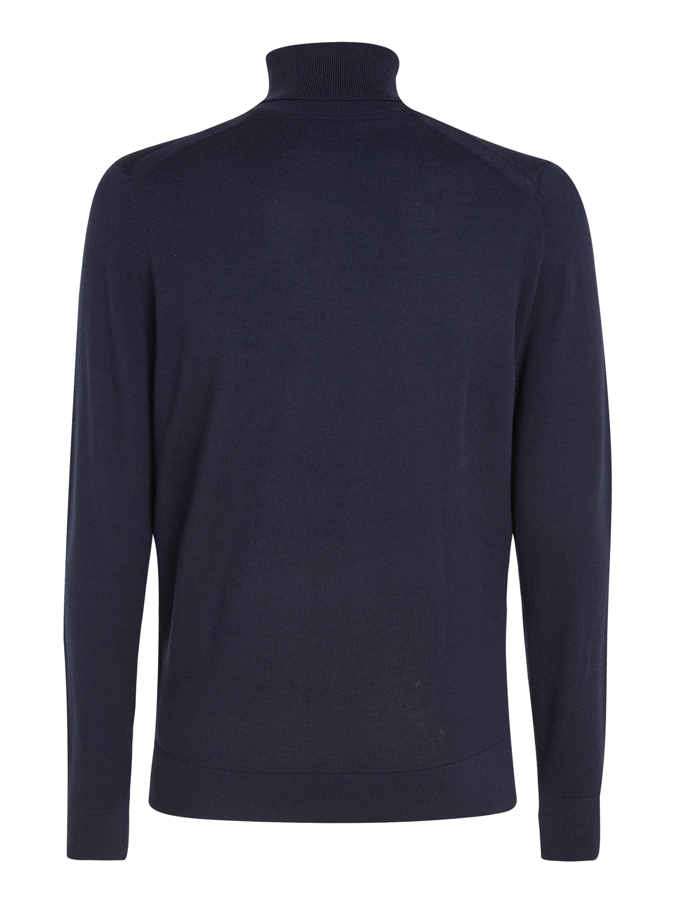 Calvin Klein Rollkragenpullover »SUPERIOR WOOL TURTLE NECK«, mit Logostickerei