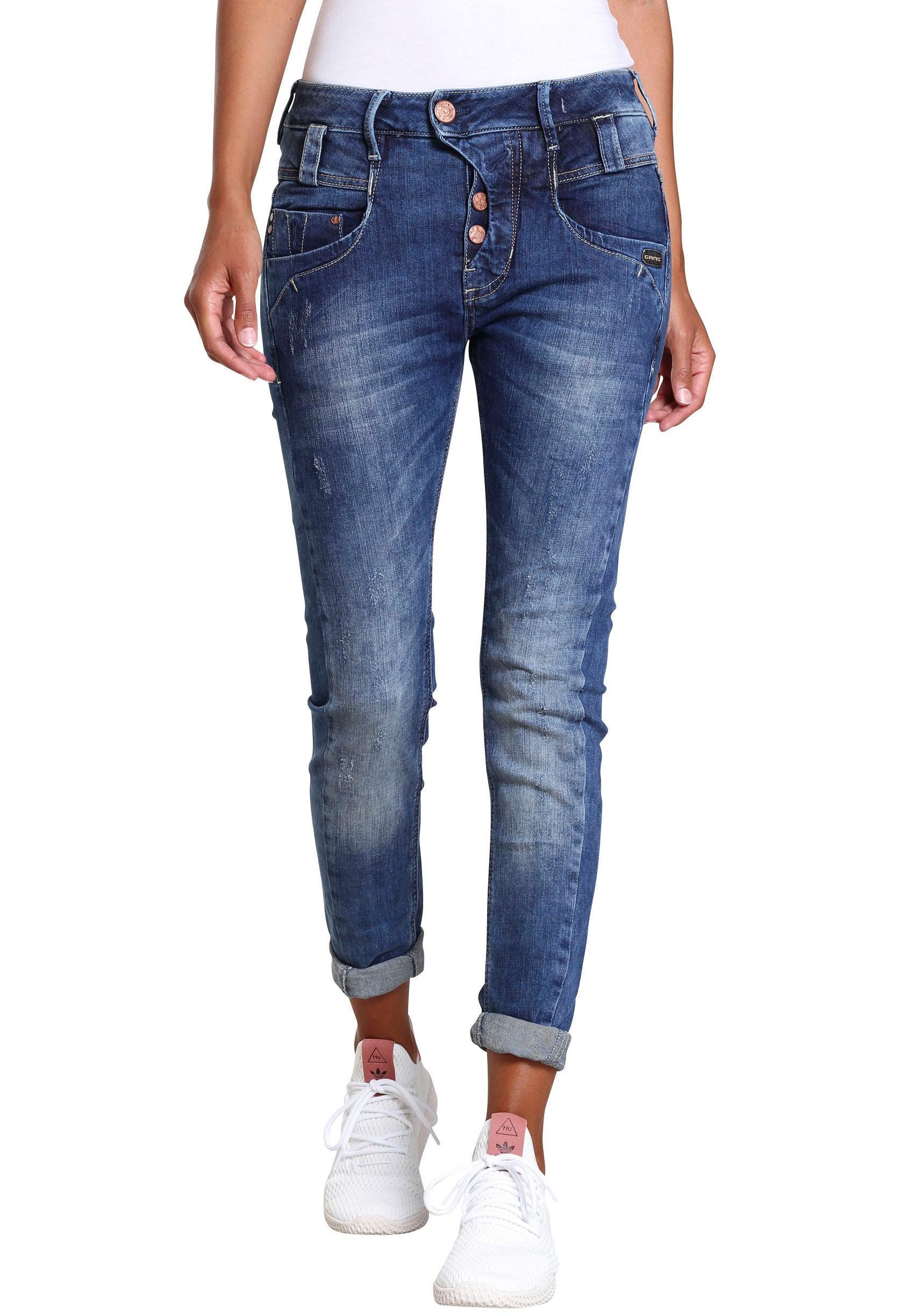 versandkostenfrei 4-Knopf-Verschluss Slim-fit-Jeans mit ♕ GANG kaufen »94MARGE«, besonderem