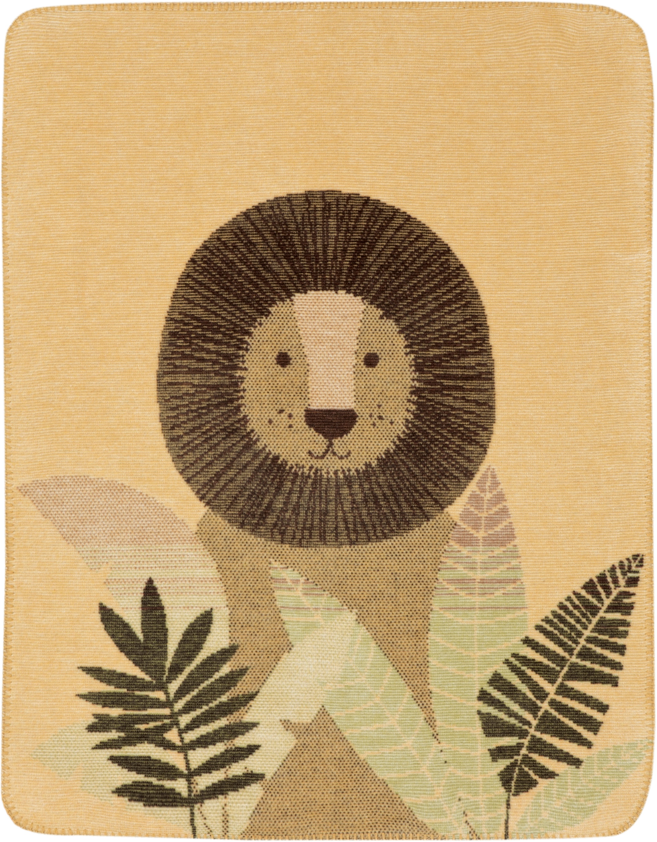 Image of Biederlack Babydecke "Babydecke Little King" 75 x 100, mit Zierstich