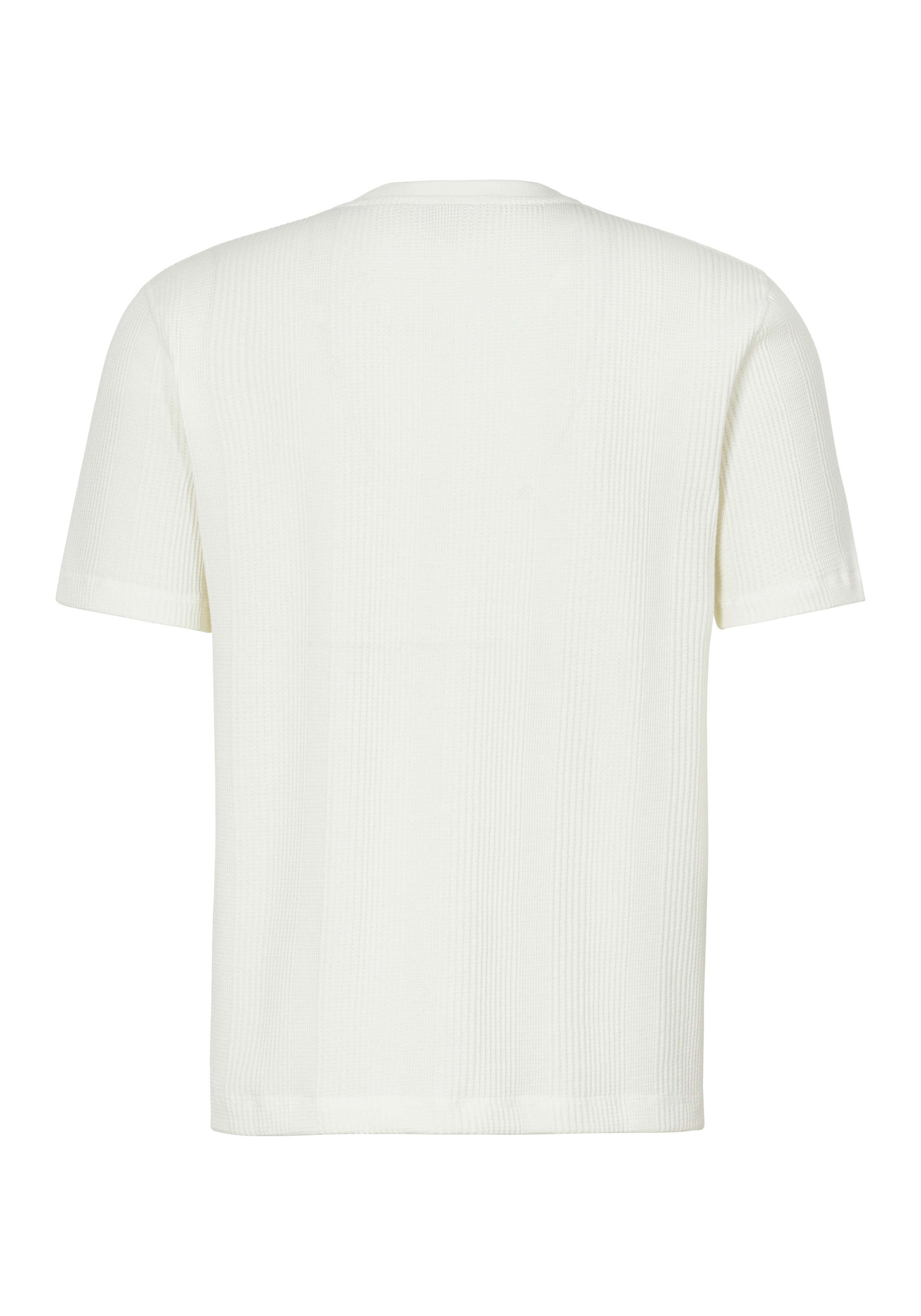 BOSS T-Shirt »Structure T-S«, mit Metall-Label