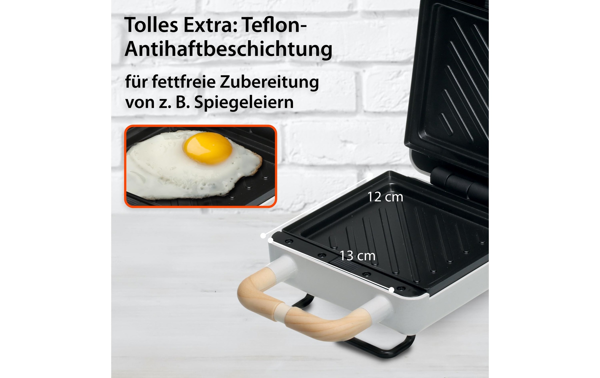 ADE Waffeleisen »Weiss«, 600 W