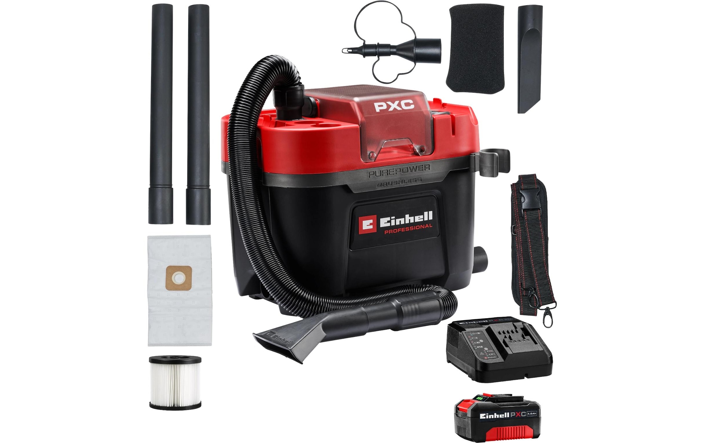   Nass-Trocken-Akkusauger »Einhell Professional TP-VC 18/10 Li BL L (1 x 4.0 Ah)«
