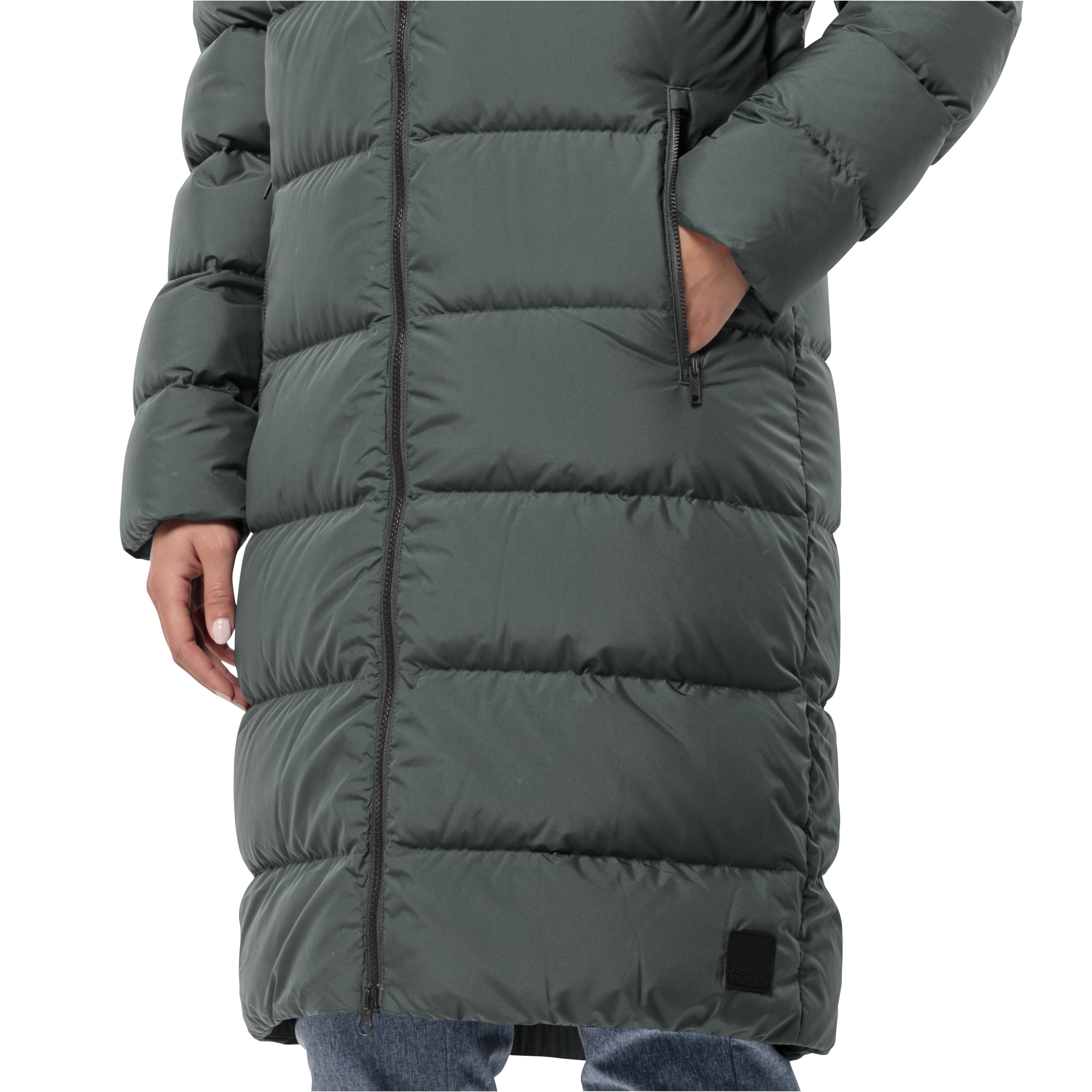 Jack Wolfskin Daunenmantel »FROZEN PALACE COAT W«, mit Kapuze