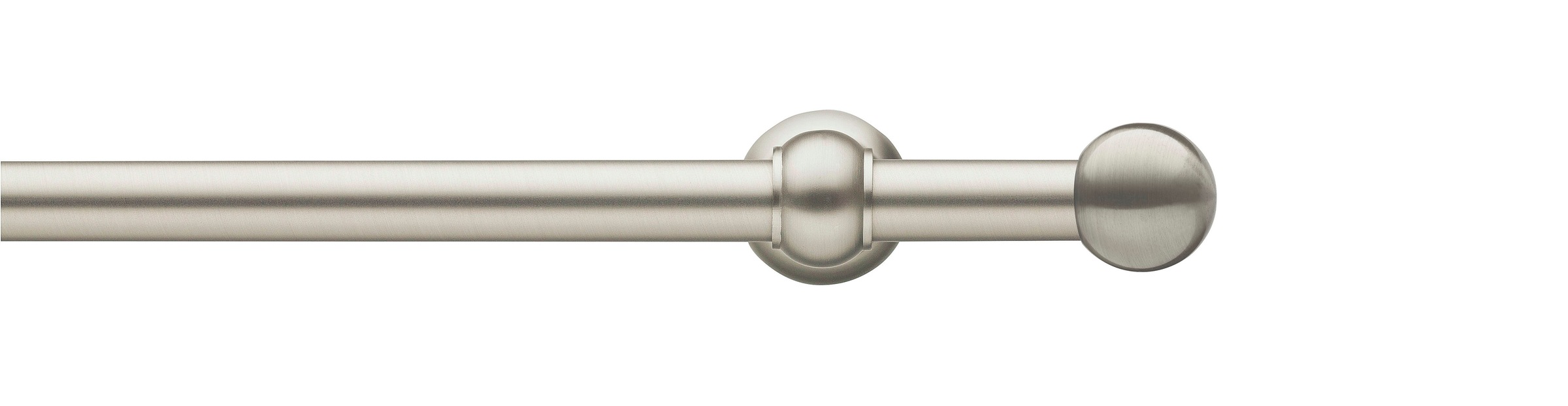 Image of GARESA Gardinenstange »ANDREA«, 1 läufig-läufig, Wunschmasslänge, Vorhanggarnitur, einfache Montage, mit Stangenverbinder verlängerbar, Wandmontage, Endknopf Kugel kurz, mit Ringe bei Ackermann Versand Schweiz