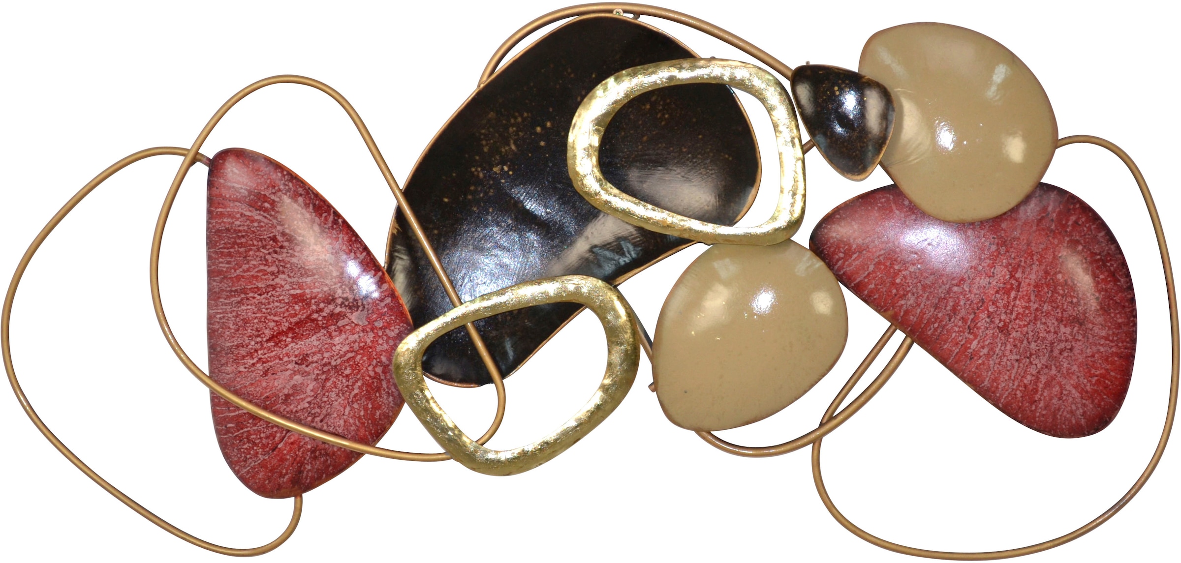 Image of pajoma Wanddekoobjekt "Wanddekoration" Wandobjekt aus Metall, organische Formen