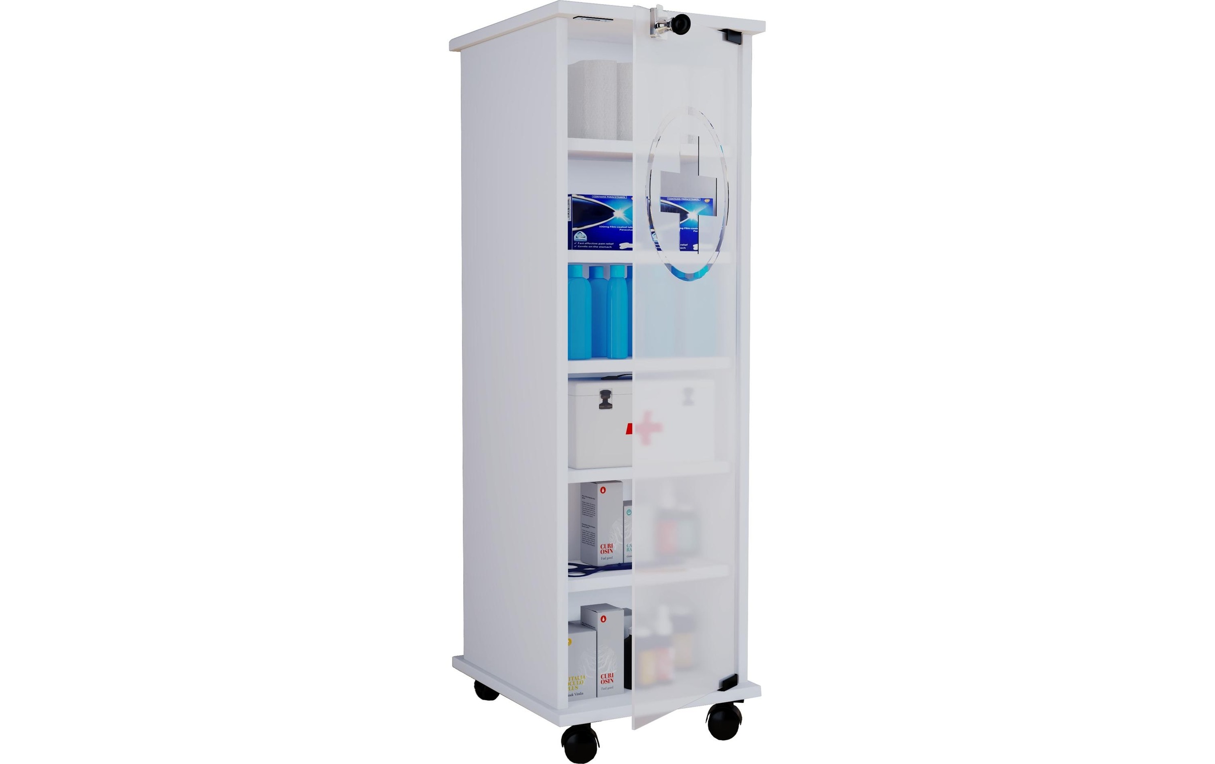 VCM Medizinschrank »Erste Hilfe Schrank Nilasu 98 x 31 x 35 cm«