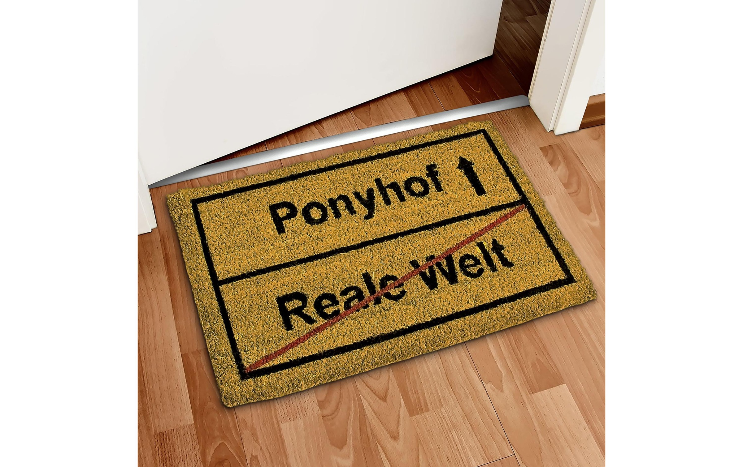 relaxdays Fussmatte »Fussmatte Ponyhof 40 cm«