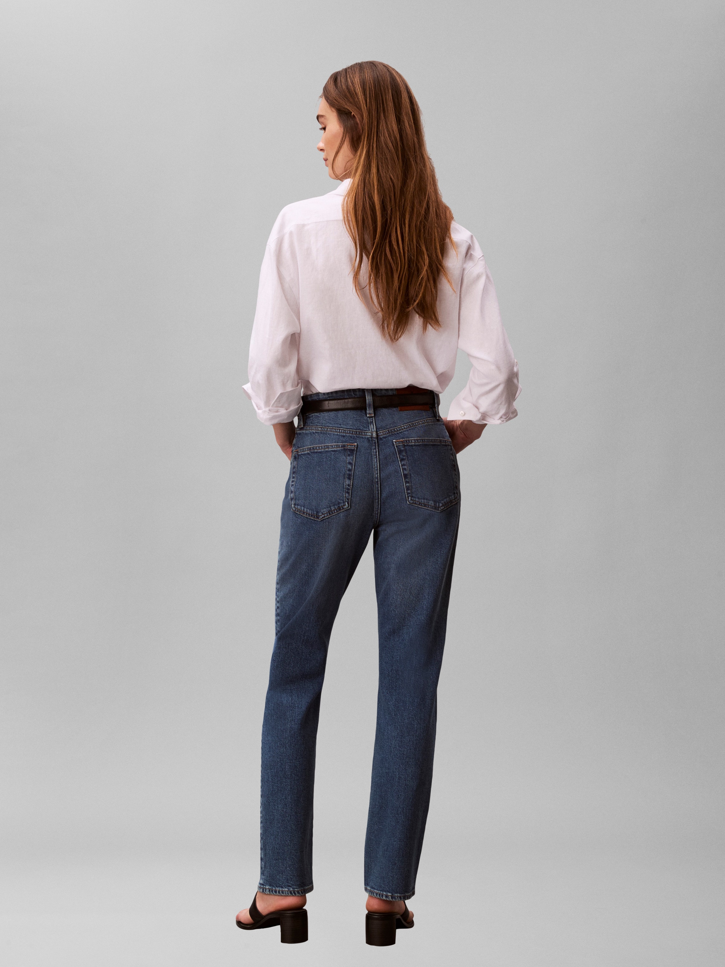Calvin Klein Jeans Jeans taille haute Coupe régulière avec taille haute