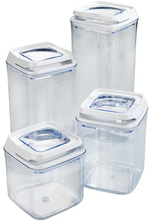 Image of WENKO Vorratsdose »Turin«, (Set, 4 tlg.), 0,7 L, 0,9 L, 1,2 L, 1,7 L bei Ackermann Versand Schweiz