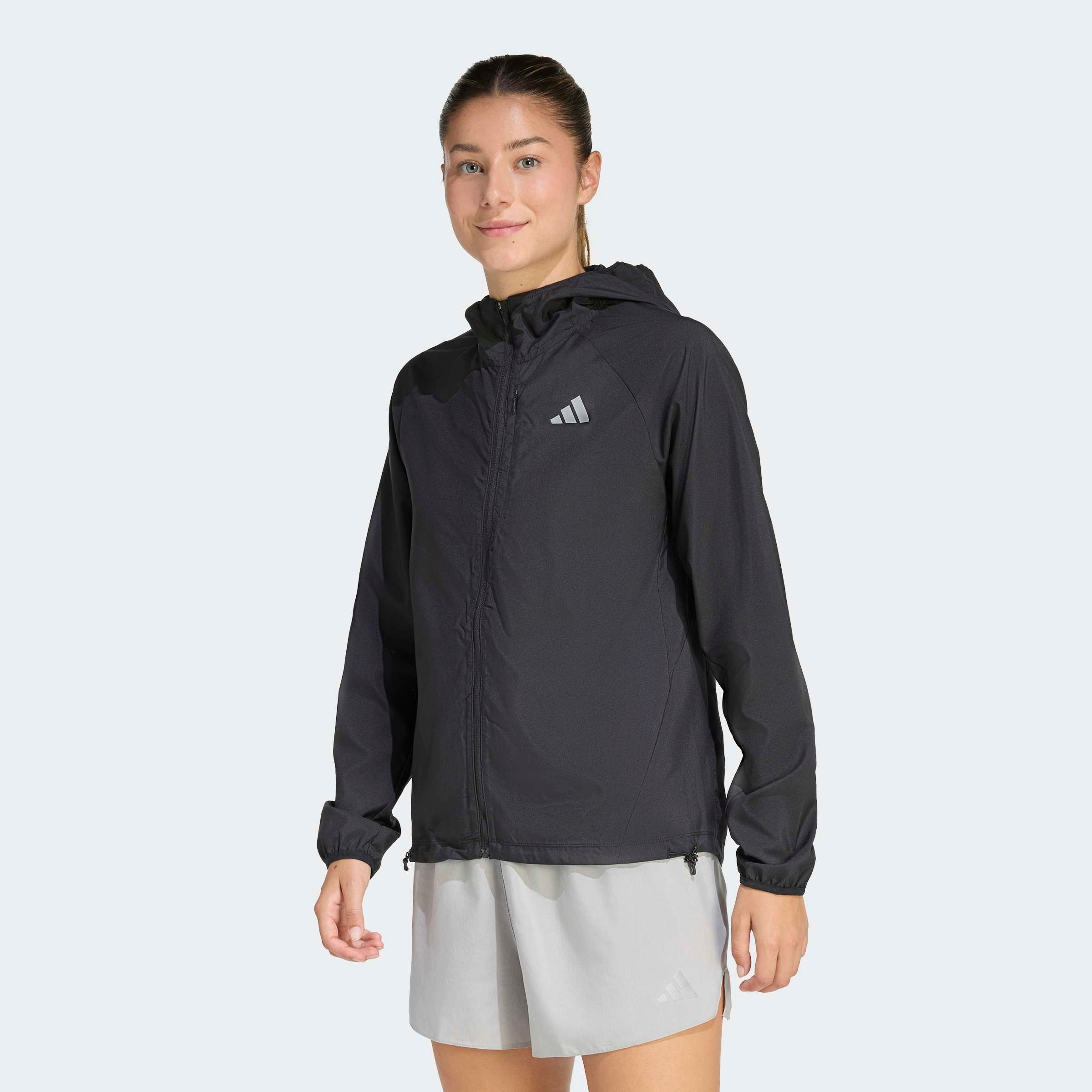 Image of adidas Performance Laufjacke "ADI365 RUNNING ESSENTIALS T" für Erwachsene, mit Reissverschluss, sportlicher Schnitt