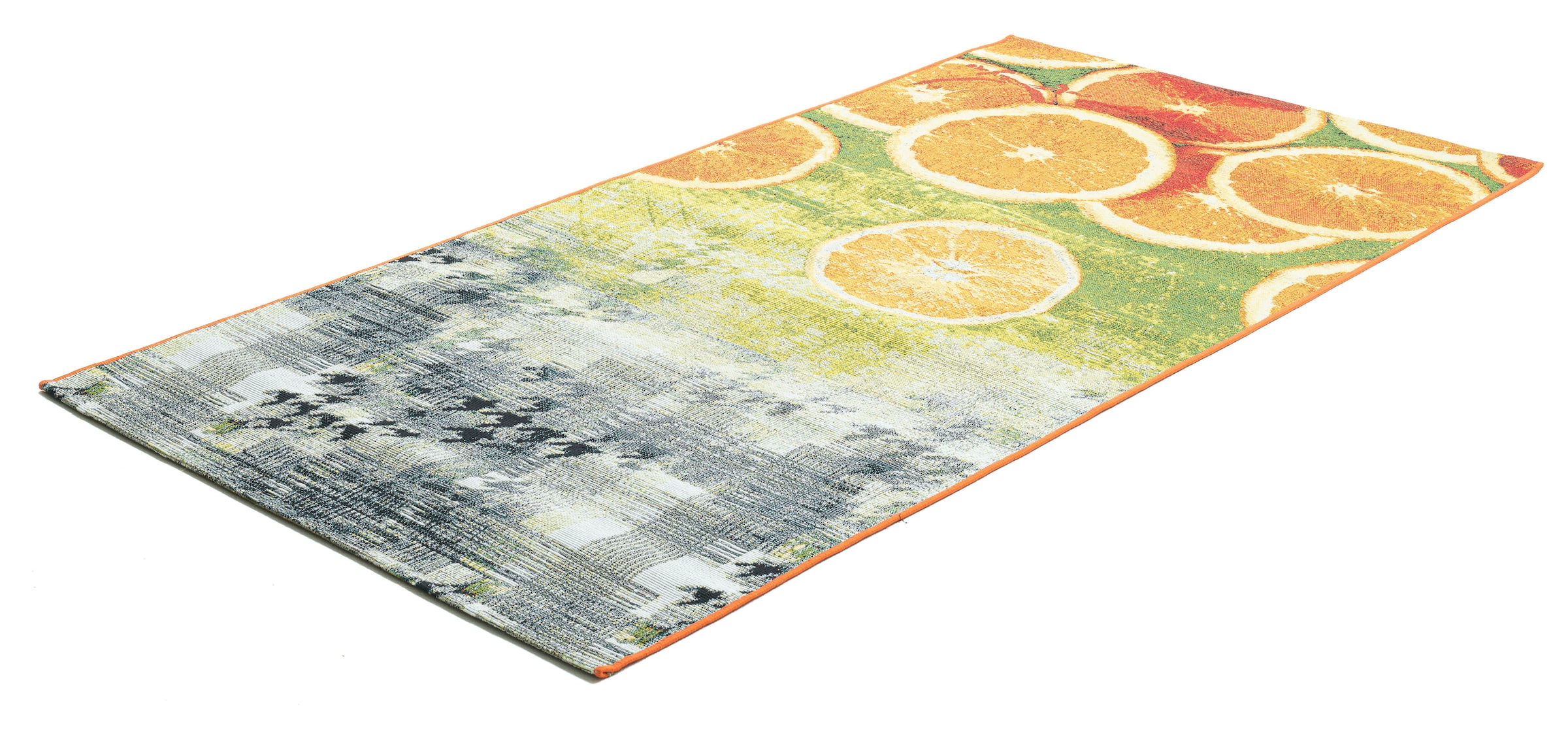 Sansibar Teppich »Rantum Beach 002«, rechteckig, 5 mm Höhe, Flachgewebe, modernes Sommer Design, In- und Outdoor geeignet