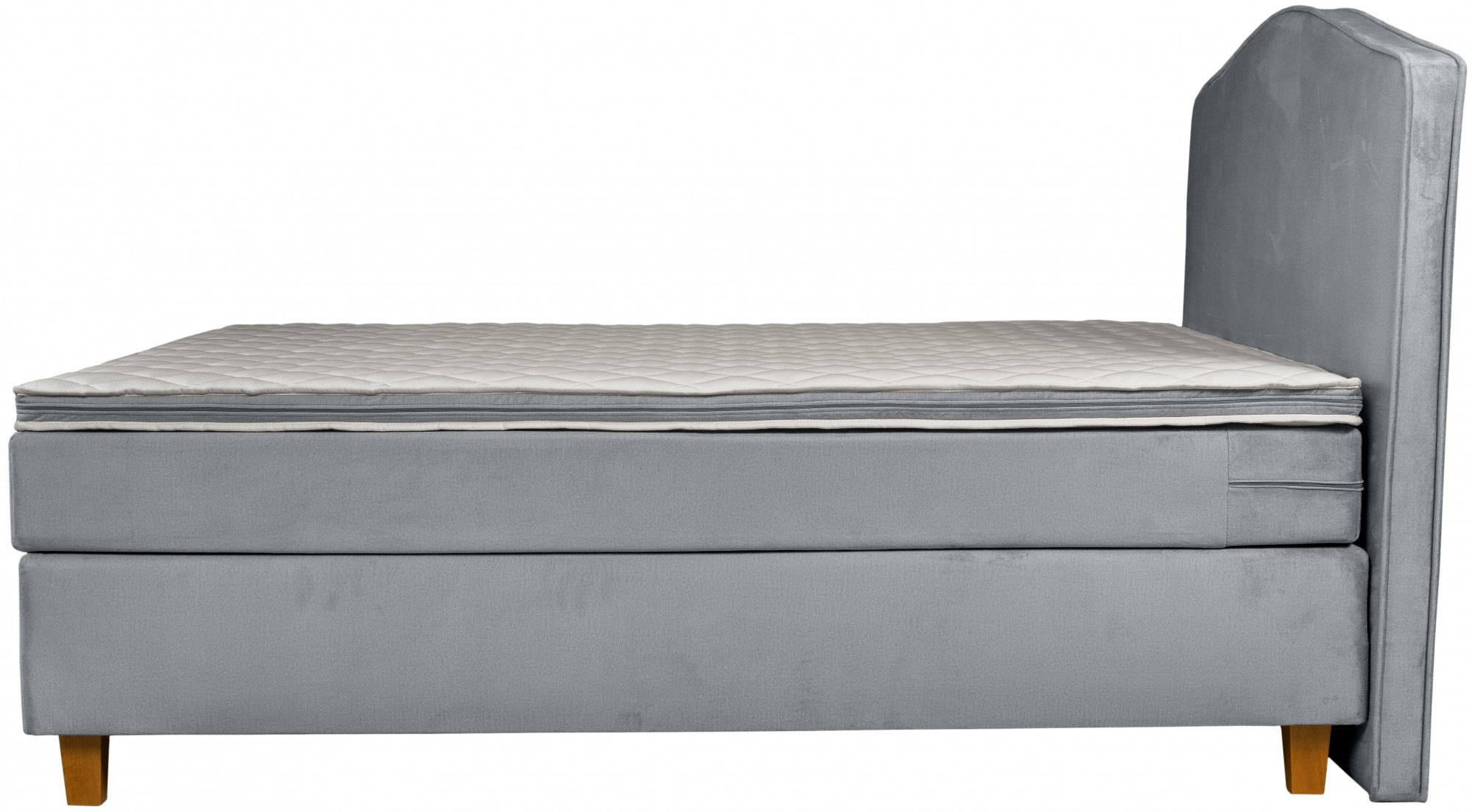 INOSIGN Boxspringbett »Jalma«, Füsse aus massiver Birke ; Inkl. Topper