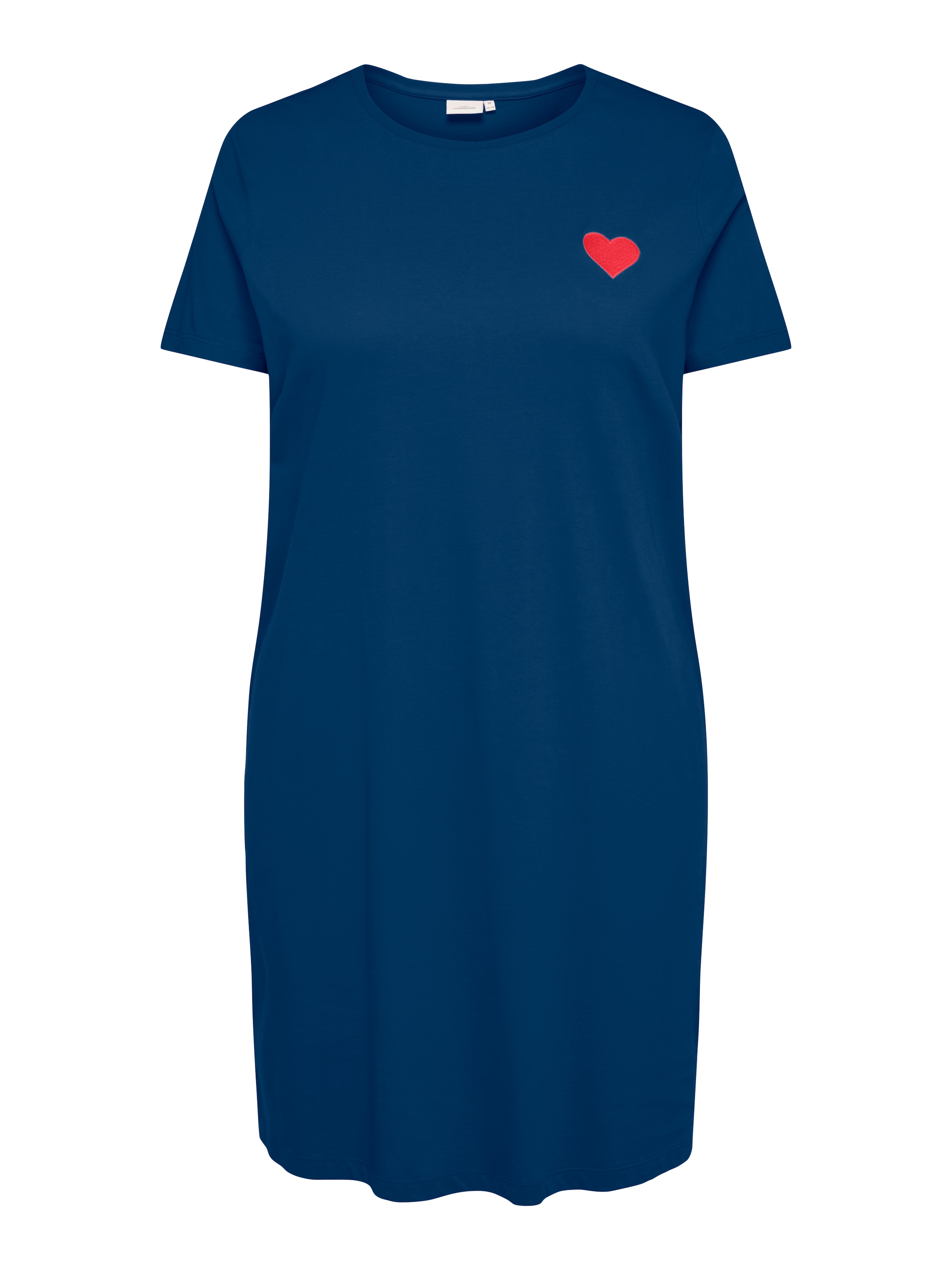 Image of ONLY CARMAKOMA Jerseykleid "CARANITA LIFE S/S O-NECK ABK DRESS JRS"