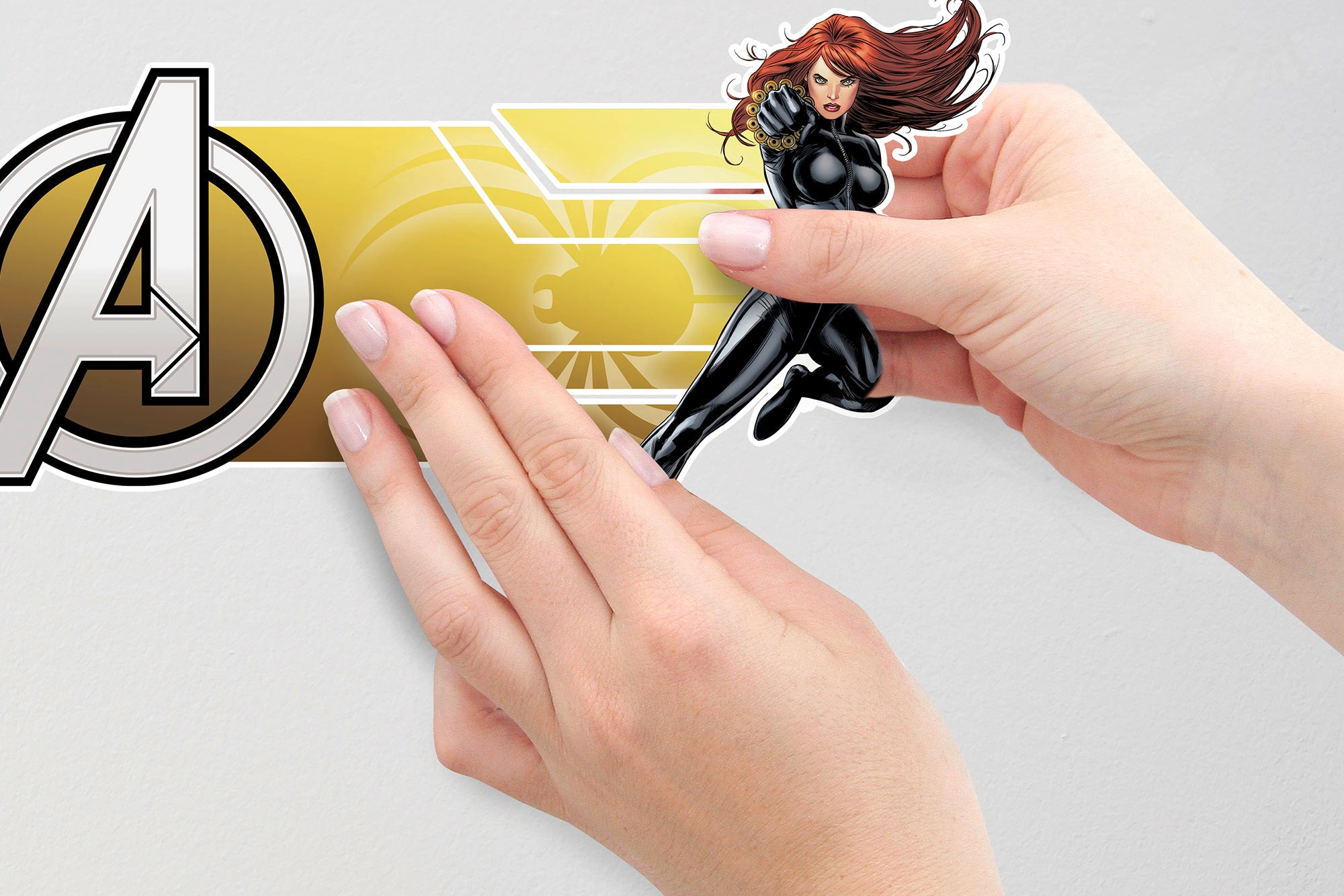 Komar Wandtattoo »Avengers Plates - Grösse 100 x 70 cm«, (7 St.), selbstklebend, Wandsticker, Kinderzimmer