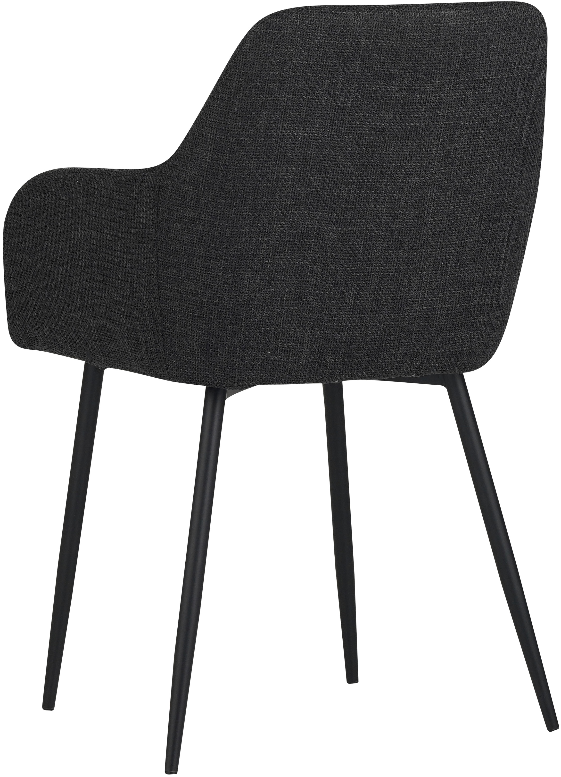 HELA Essgruppe »MOSEL« 3 Stk. tlg. Tisch 90x75 cm, Platte rund, gesinterter Stein, Armlehnenstuhl