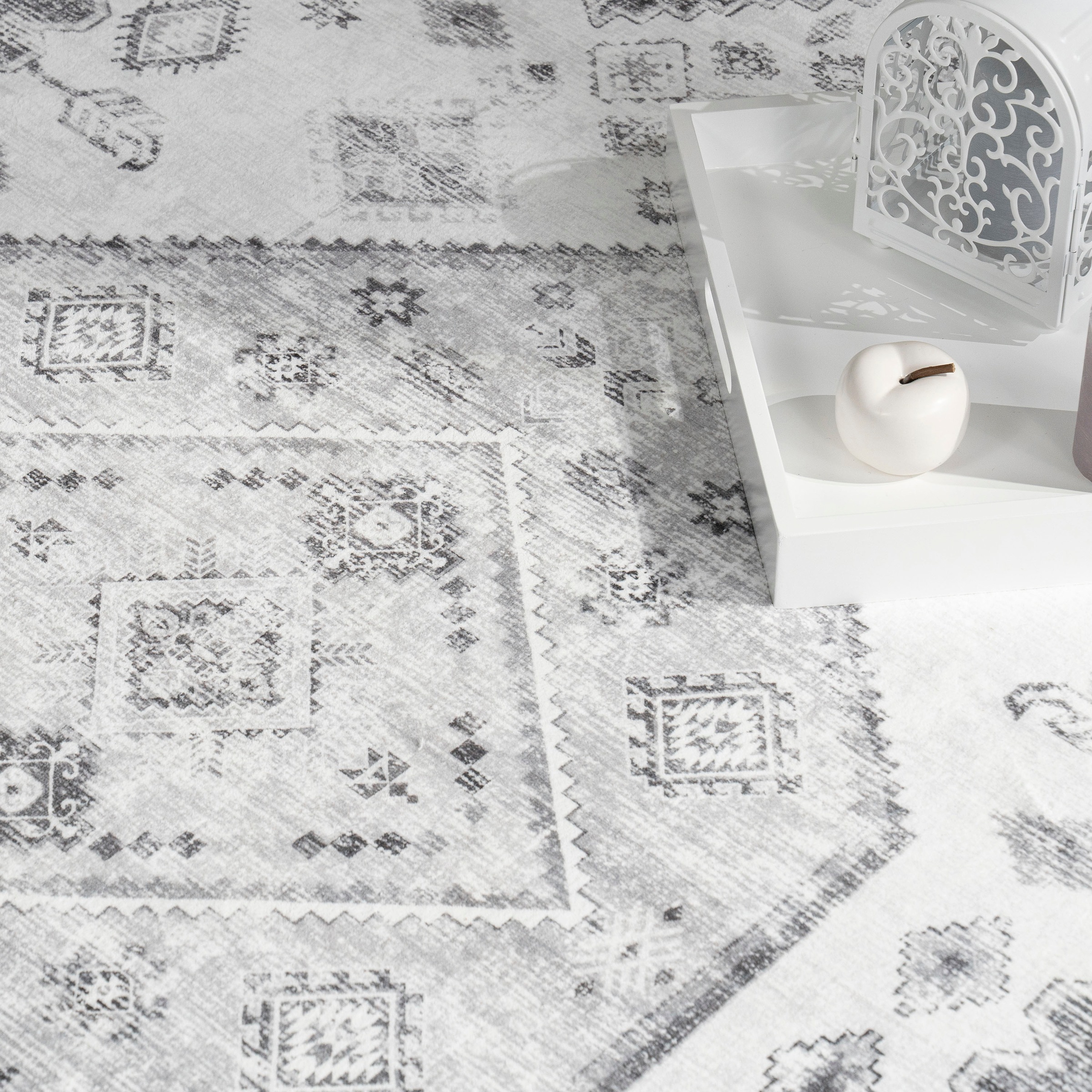 Paco Home Teppich »Cambridge 463« rechteckig 12 mm Höhe Kurzflor, orientalisches Muster, Vintage Design