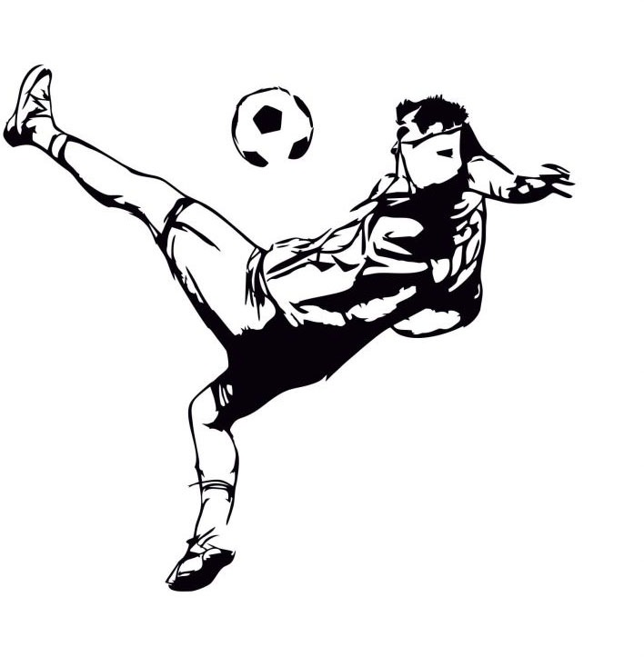 Image of Wall-Art Wandtattoo »Fussball Kicker Aufkleber«, (1 St.) bei Ackermann Versand Schweiz