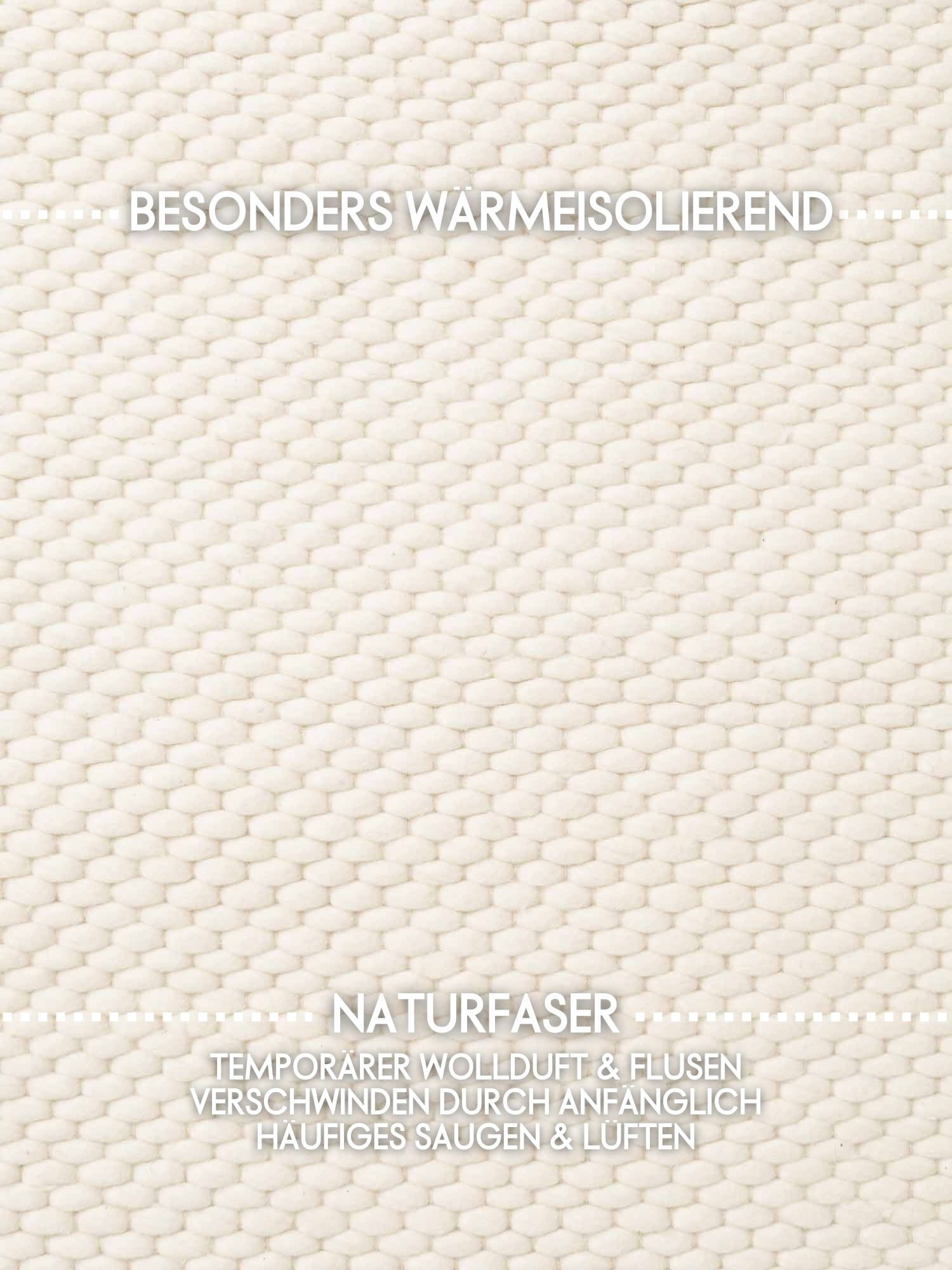 ELLE DECORATION Tapis en laine »Beans« Rond 10 mm Höhe Handweb Teppich Wolle, Rund, Perlenstruktur, Wohnzimmer, Schlafzimmer