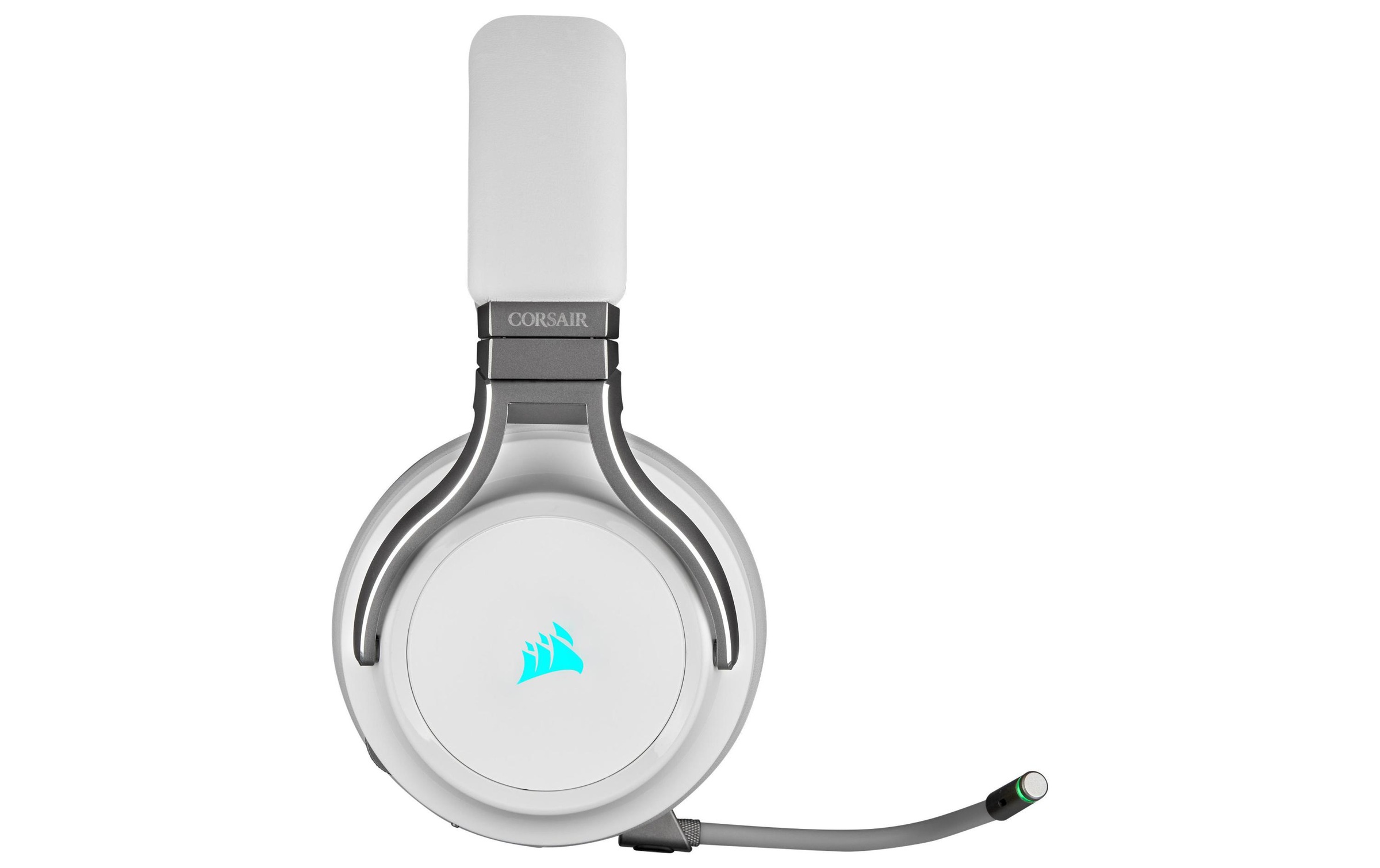 Corsair Headset »Virtuoso RGB Weiss«, Mikrofon abnehmbar