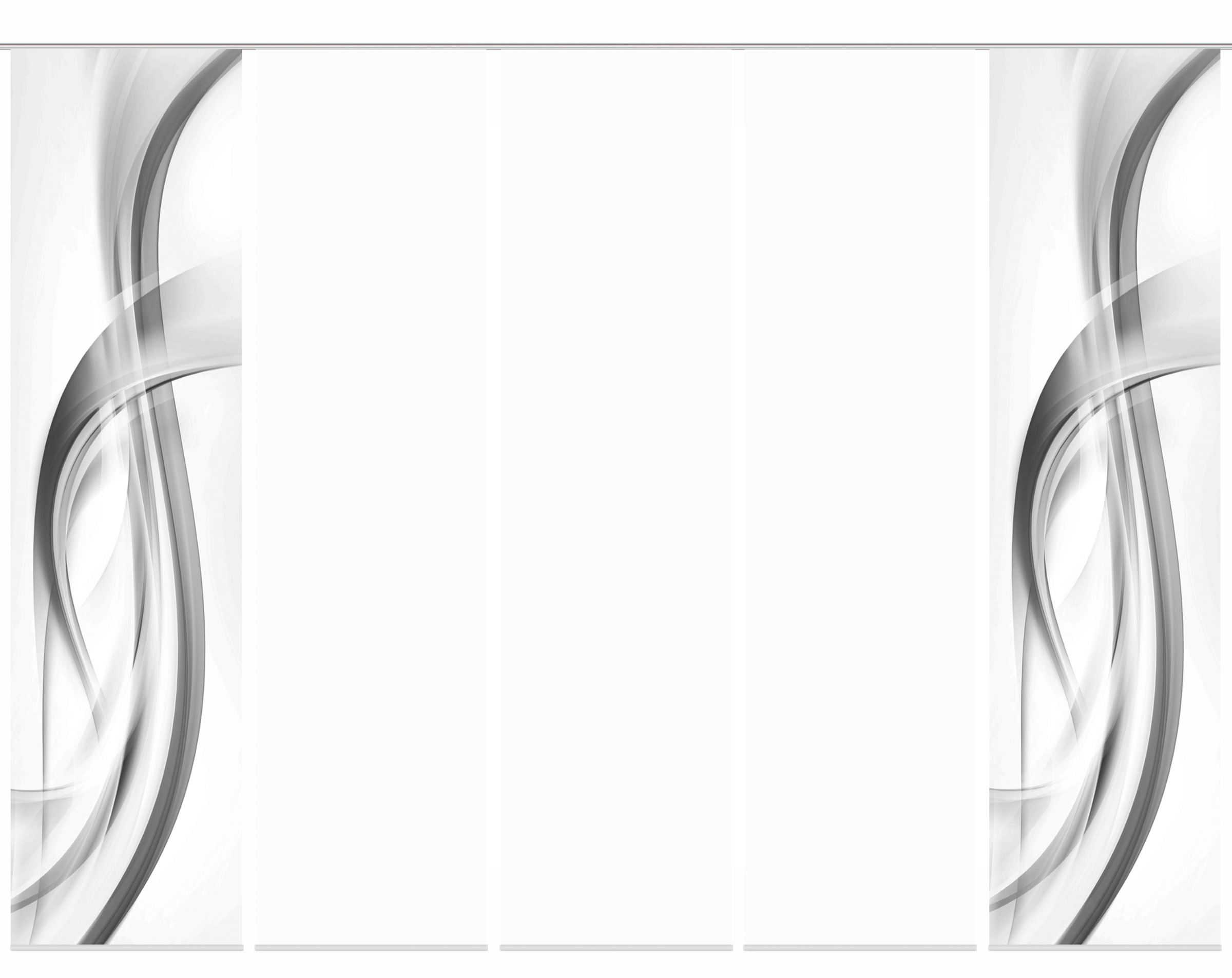 Image of HOME WOHNIDEEN Schiebegardine »FALA«, (5 St.), Schiebevorhang Digi 5er Set FALA BEERE bei Ackermann Versand Schweiz