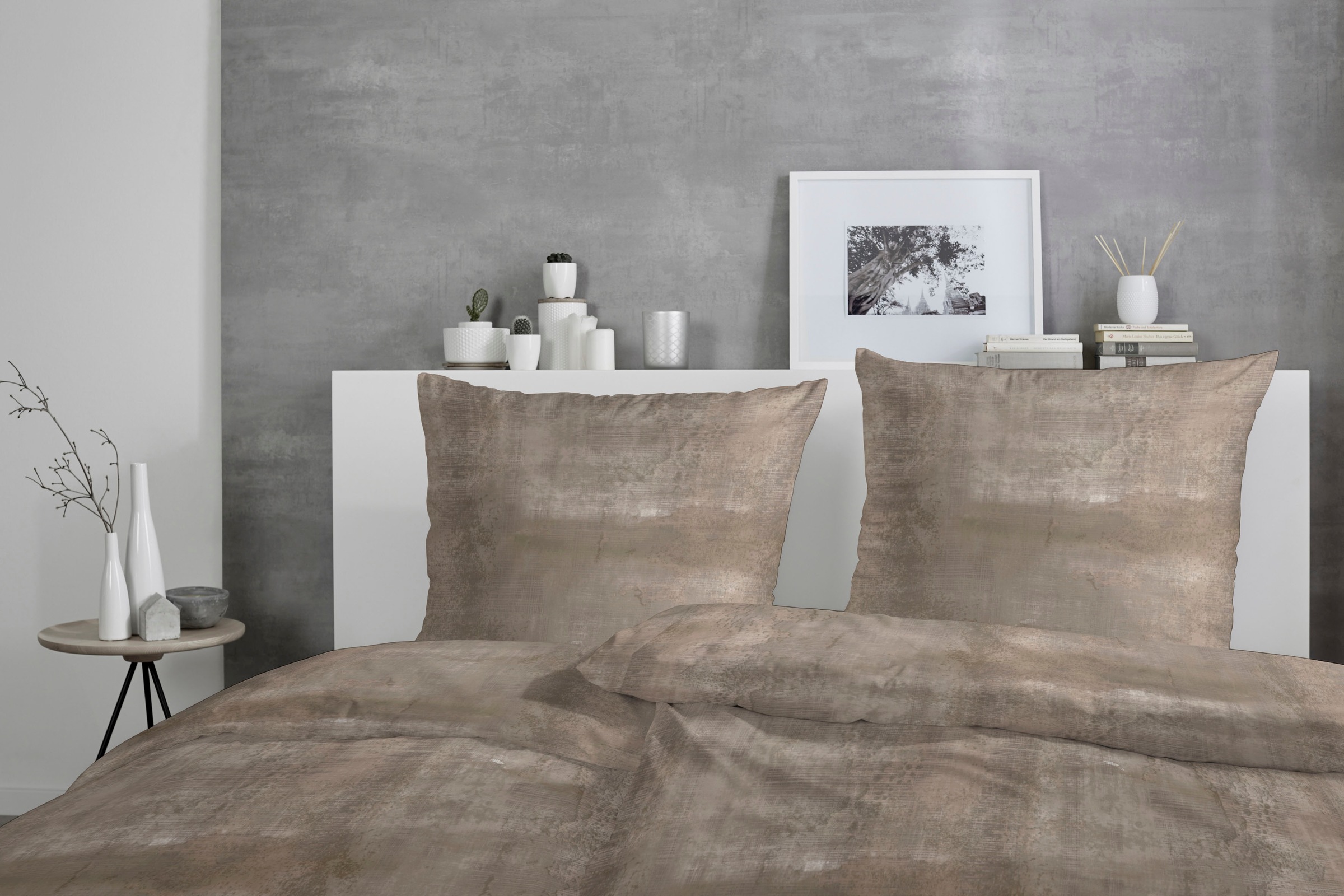 Primera Bettwäsche »Mako-Satin-Bettwäsche«, Mit der Trendfarbe im Herbst