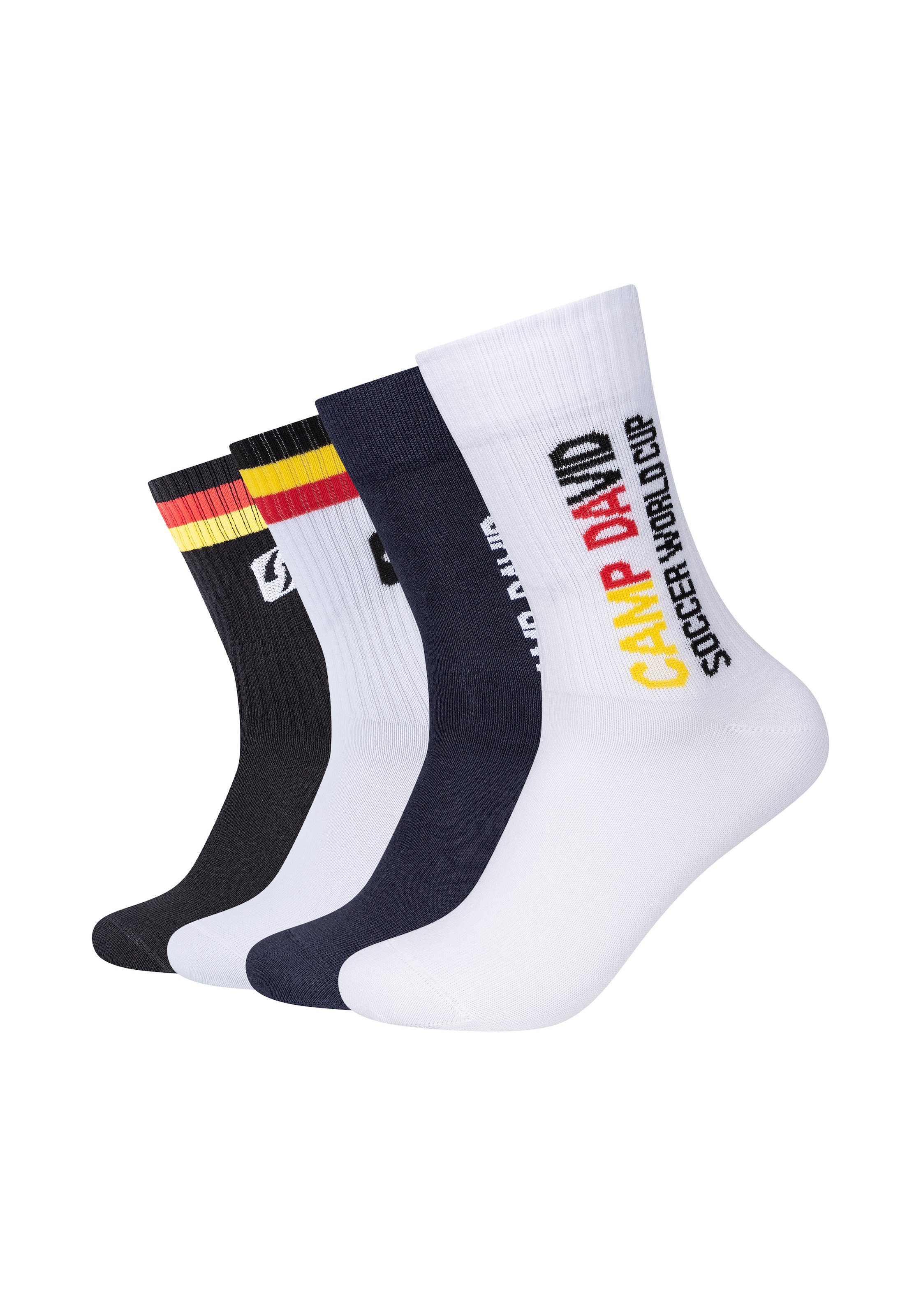 CAMP DAVID Chaussettes »casual« 61.159.500 4 Paar,  mit elastischem Bund