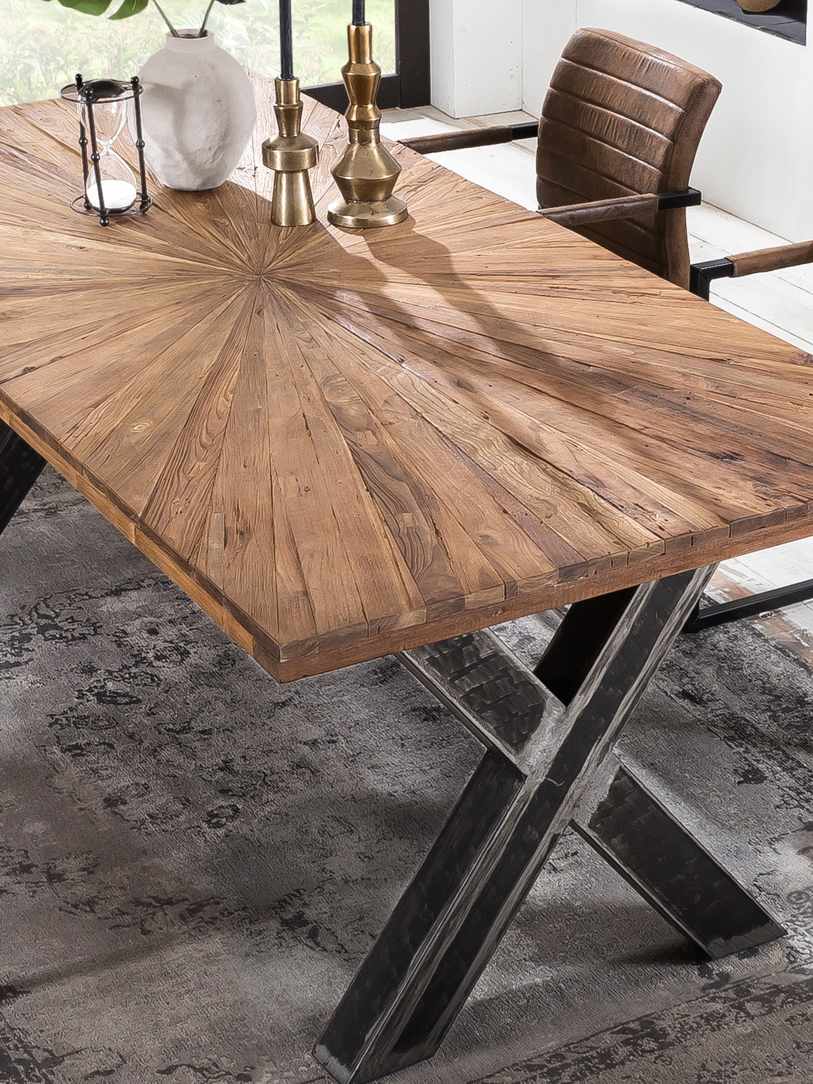 SIT Tischplatte 1 Stk. tlg. mit extravagantem Sonnendesign