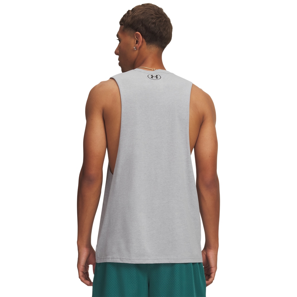 Under Armour® Haut d'entraînement »UA LEFT CHEST CUT OFF TANK« 1 pièces sportliche Schnittform, für Trainingseinheiten, leichtes Design