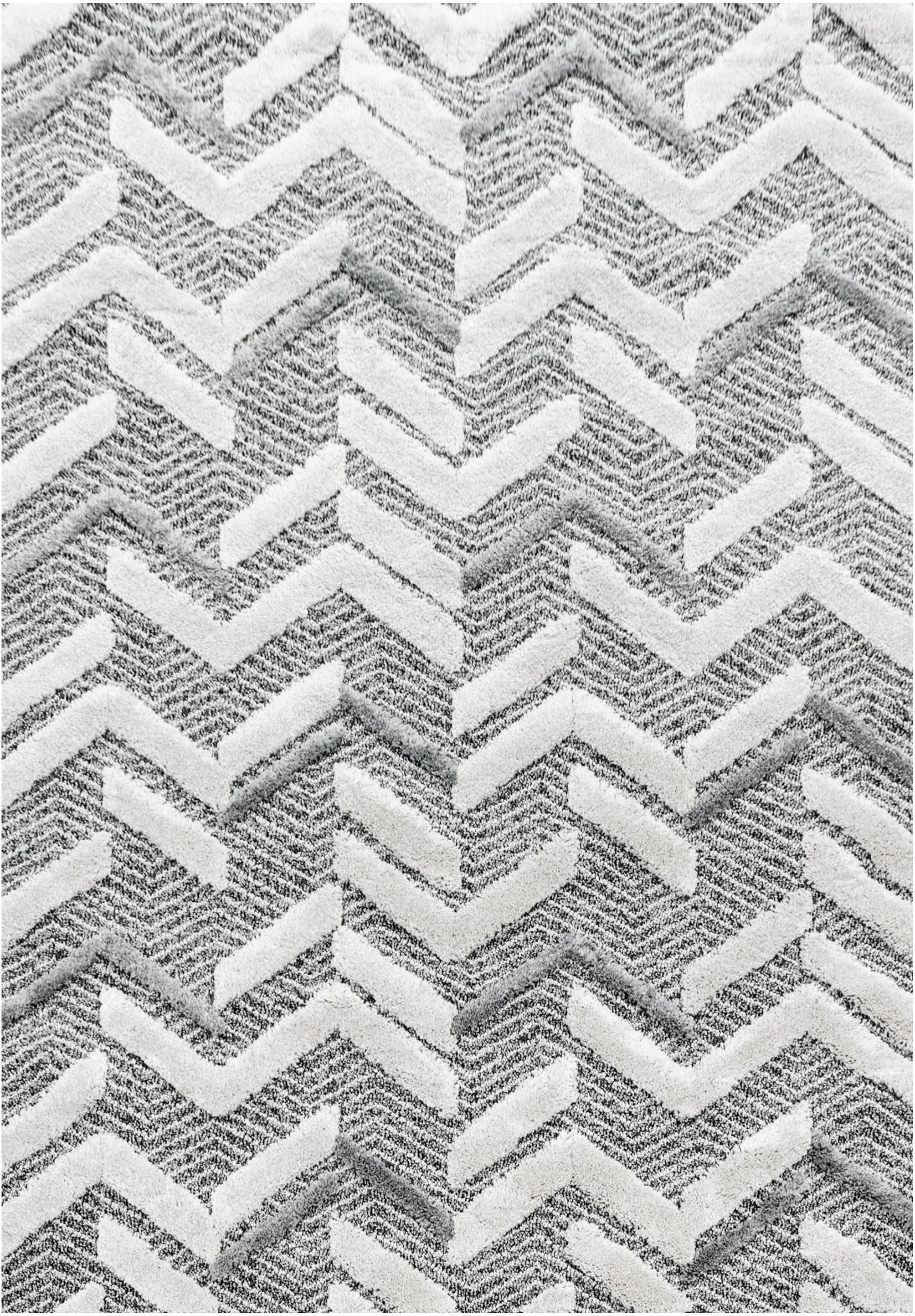 Ayyildiz Teppiche Teppich »PISA 4705«, rechteckig, 20 mm Höhe, Läufer, rund, Hoch Tief Struktur, Wohnzimmer,Schlafzimmer