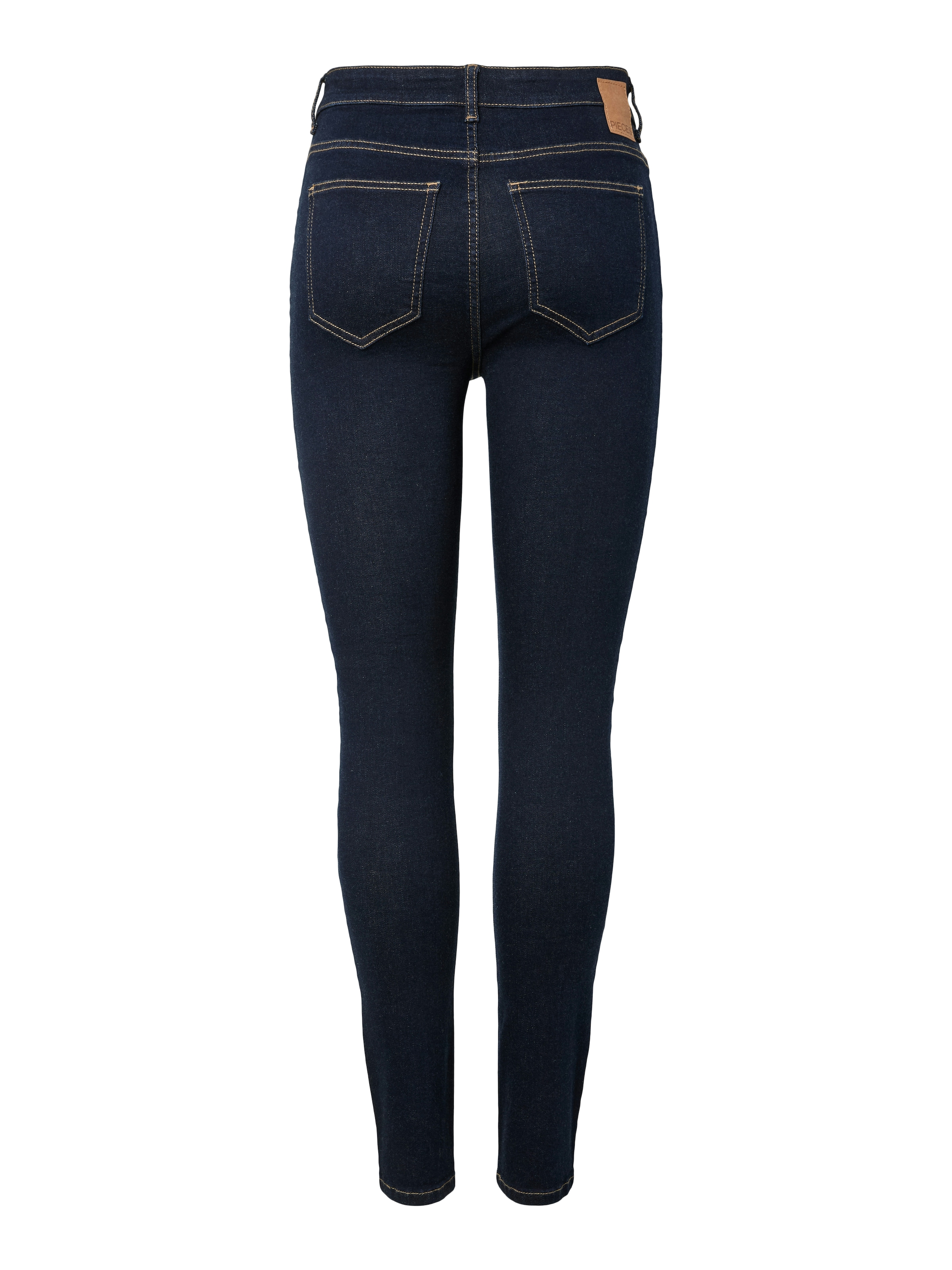 pieces Jeans skinny »PCDAISY MW SKINNY JEANS NOOS BC« mélange de coton, coupe skinny
