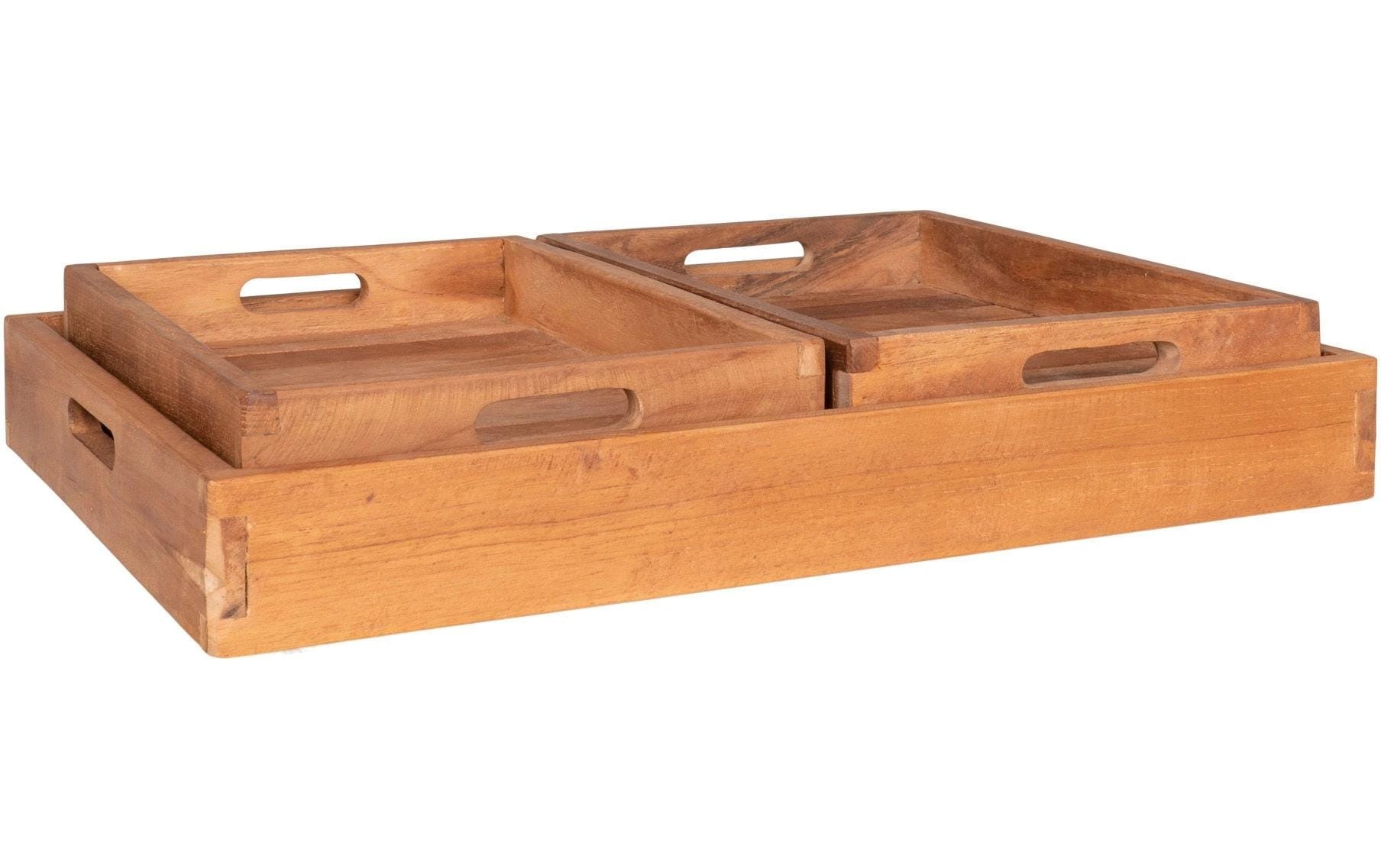 House Nordic Tablett »Faro 3-er Set«, (3 tlg.)