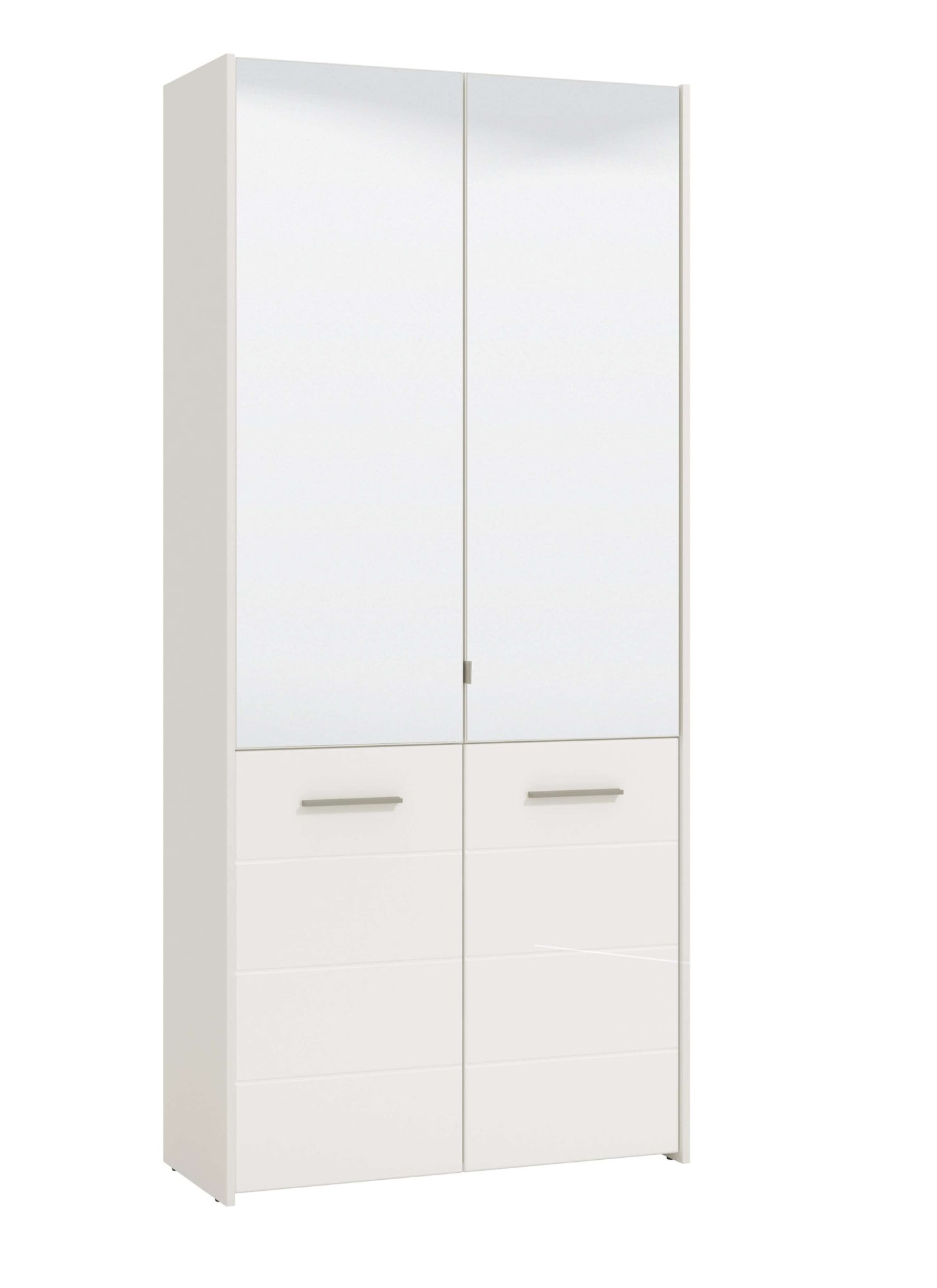 Image of INOSIGN Schuhschrank "Menorca Schuhkommode, Lagerschrank, Schuhregal, Breite 90 cm" mit vier Türen, in modernen und eleganten Farben, mit zwei Spiegeln