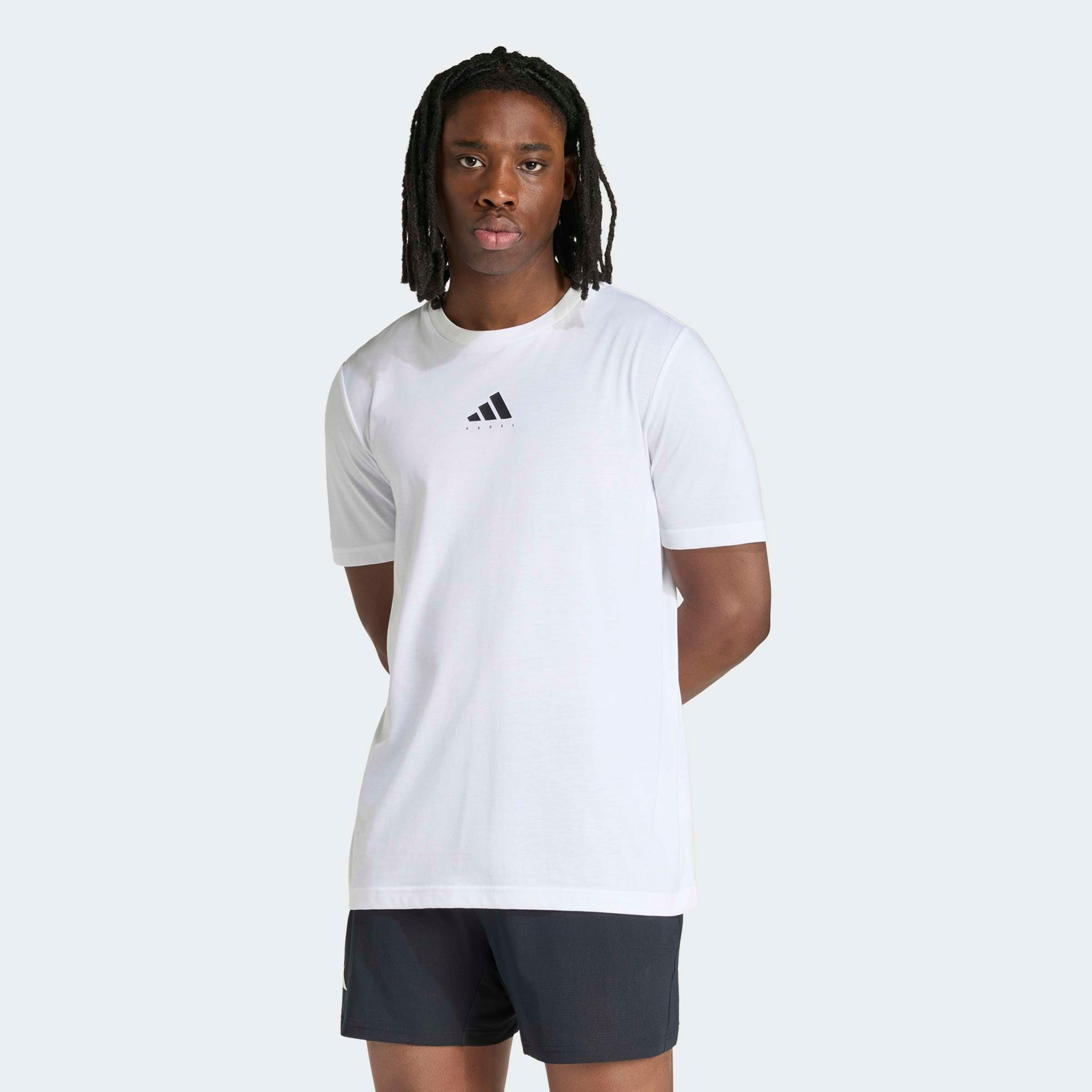 adidas Performance T-shirt »M PADEL CAT G T« mit Rundhalsausschnitt, ohne Verschluss, aus Polyester