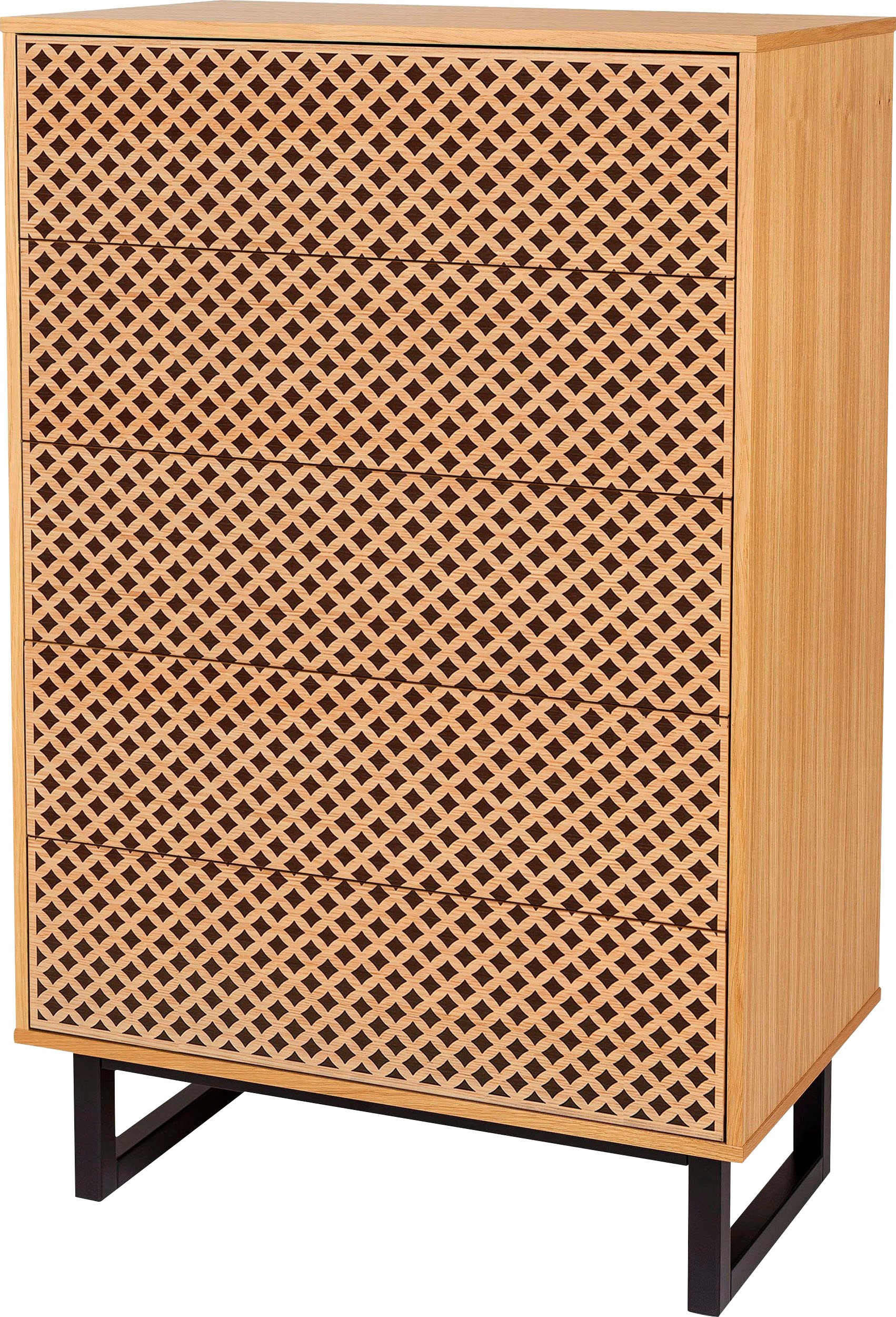 Image of Woodman Kommode, im skandinavischen Design, mit besonderem Print bei Ackermann Versand Schweiz