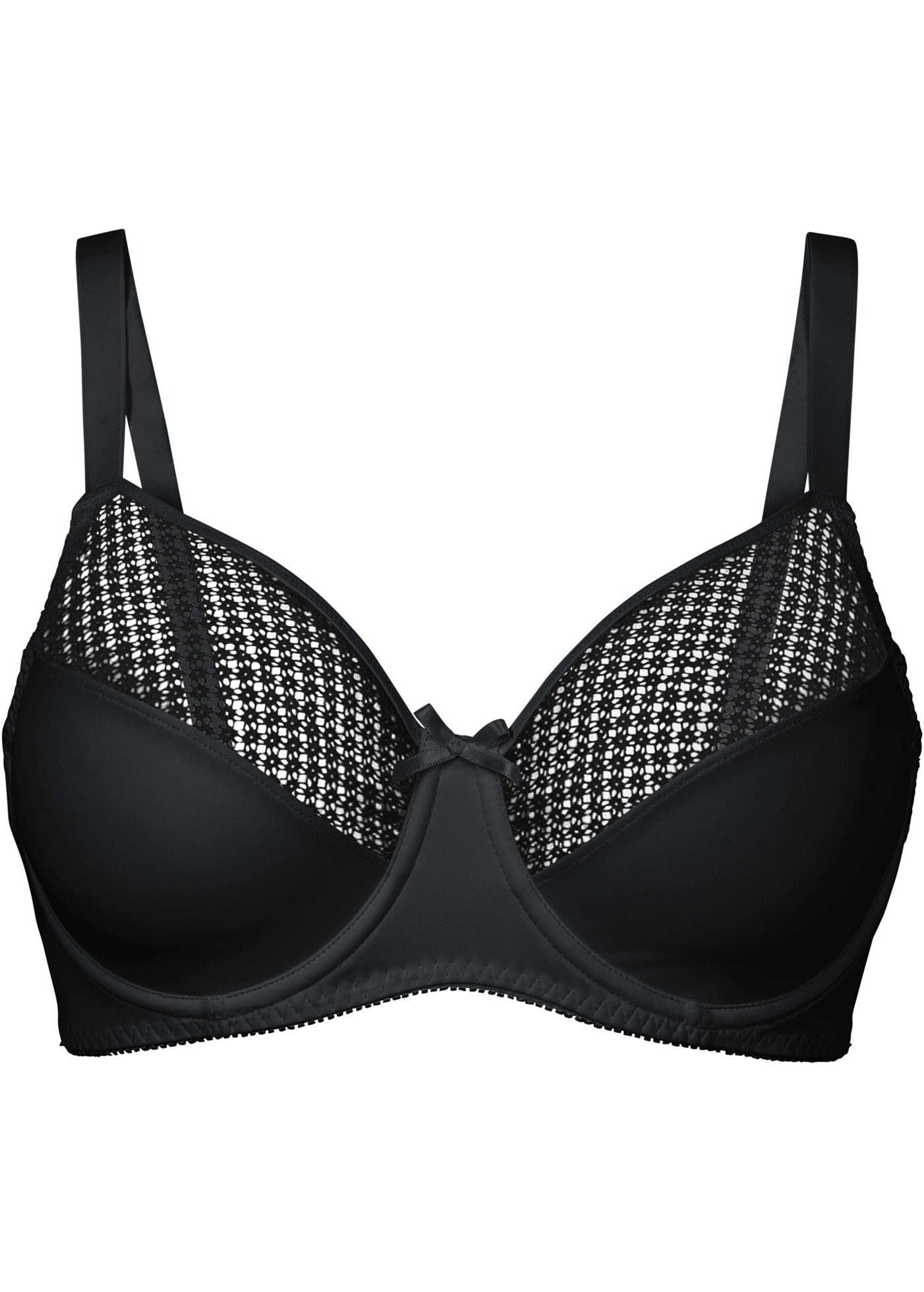 bonprix Soutien-gorge minimisant »Minimizer-BH mit Mesh« mit elastischem Anteil, minimierende Passform, mit graphischem Mesh