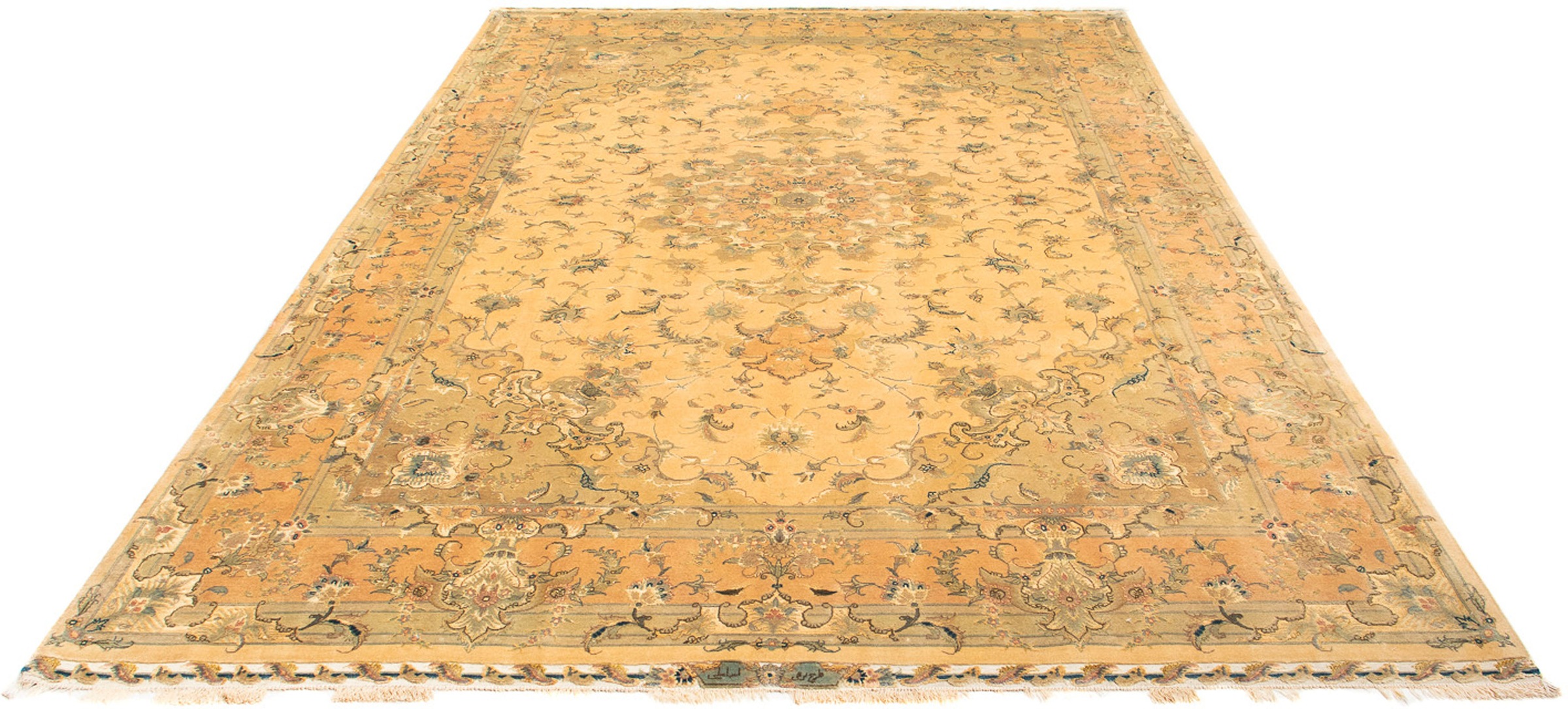 Image of morgenland Orientteppich »Perser - Täbriz - 300 x 201 cm - mehrfarbig«, rechteckig, 10 mm Höhe, Wohnzimmer, Handgeknüpft, Einzelstück mit Zertifikat bei Ackermann Versand Schweiz