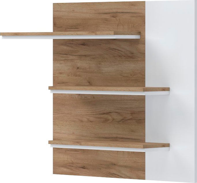 Image of GOODproduct Wandregal "Stela" weiss UV-lackierte Front, Breite: 108 cm