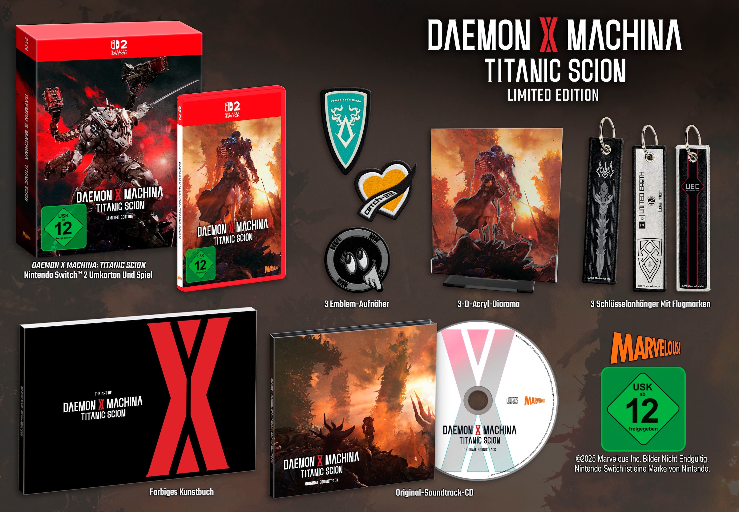 Marvelous Games Spielesoftware »Daemon X Machina: Titanic Scion Limited Edition (Switch 2)« Nintendo Switch 2