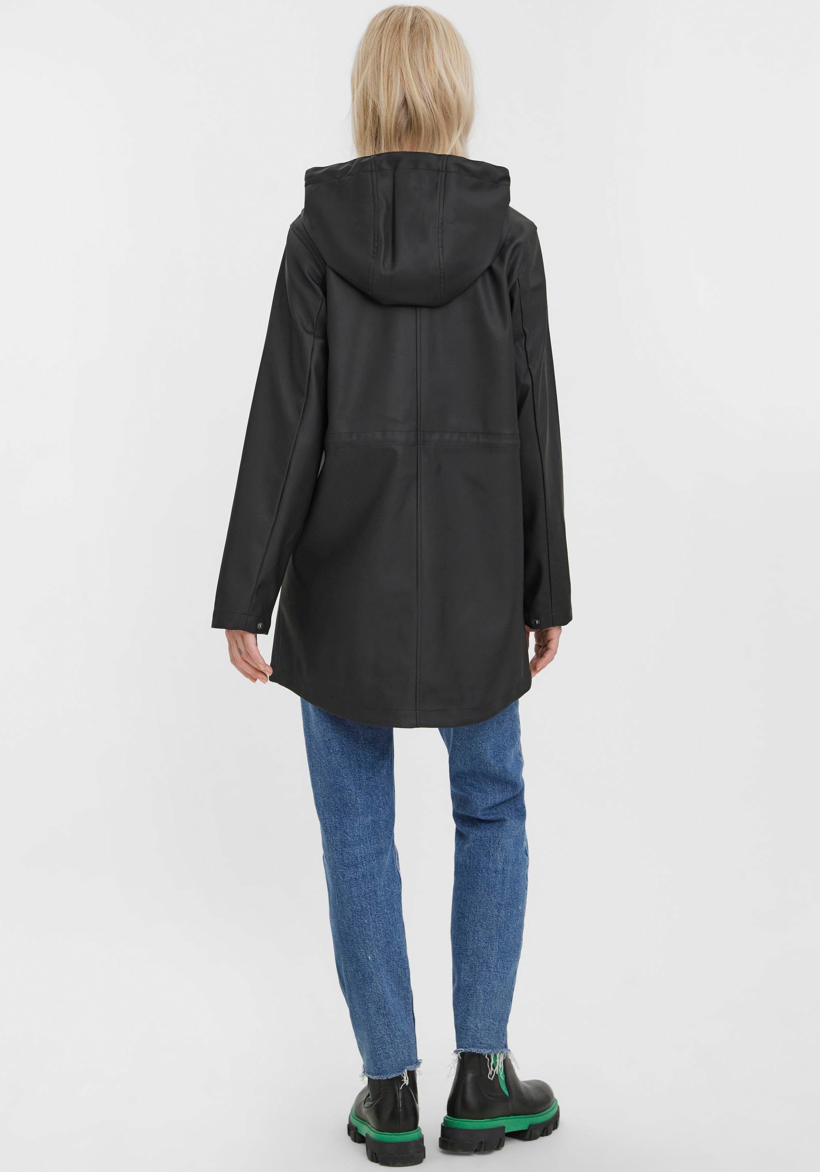 Vero Moda Regenjacke »VMMALOU COATED JACKET«, mit Kapuze