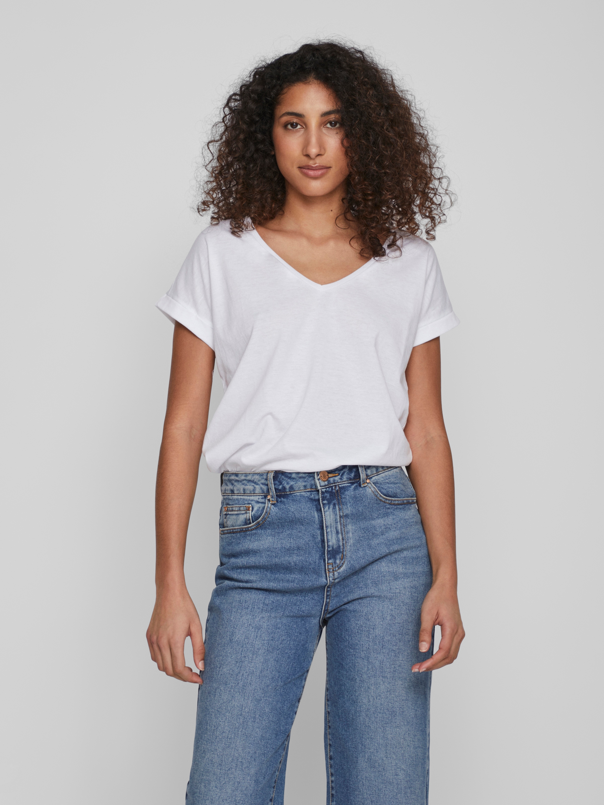 Vila V-Shirt »VIDREAMERS NEW V-NECK T-SHIRT - NOOS«